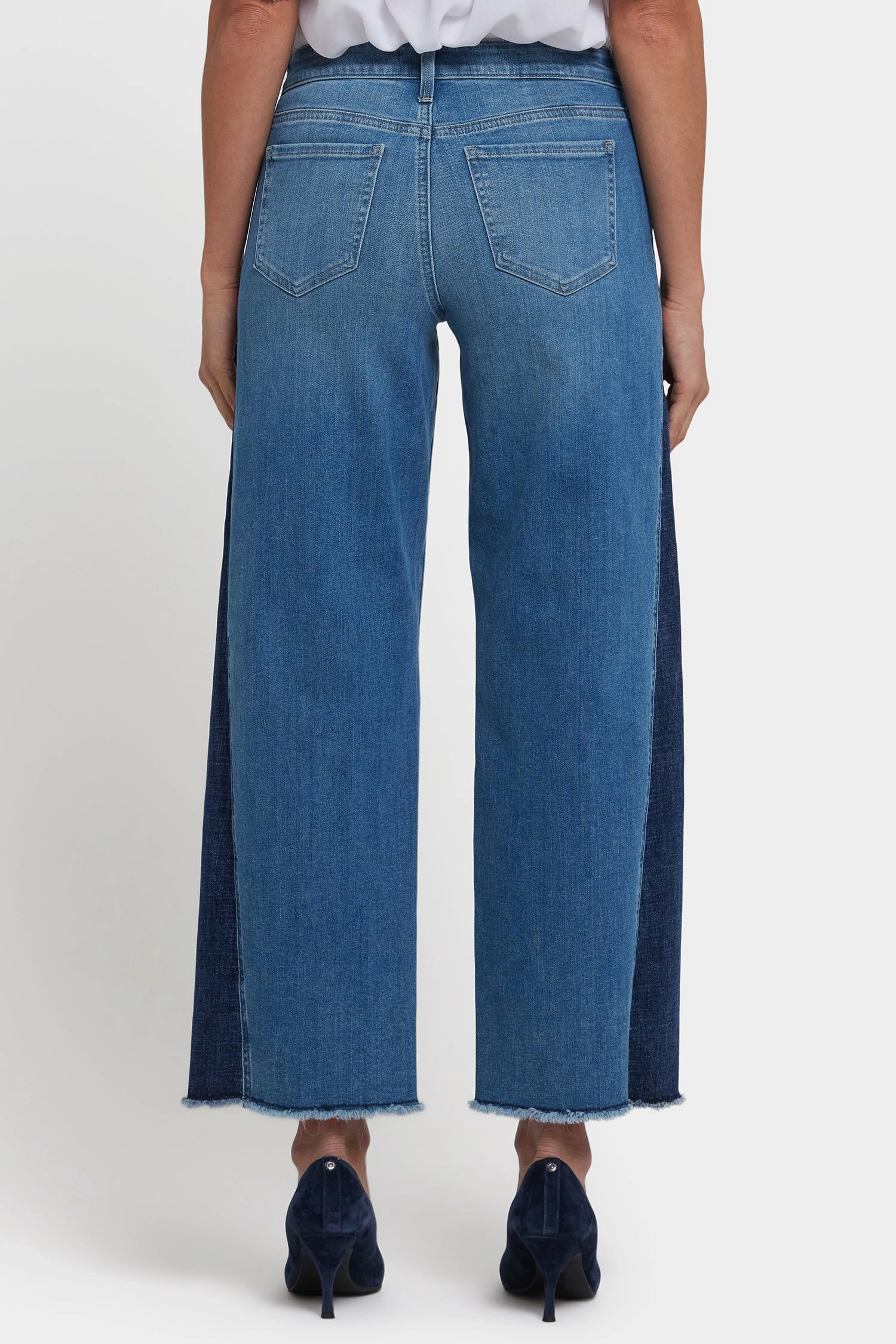 Road Trip Affordable Teresa Wide Leg Jeans - Avenue Blue