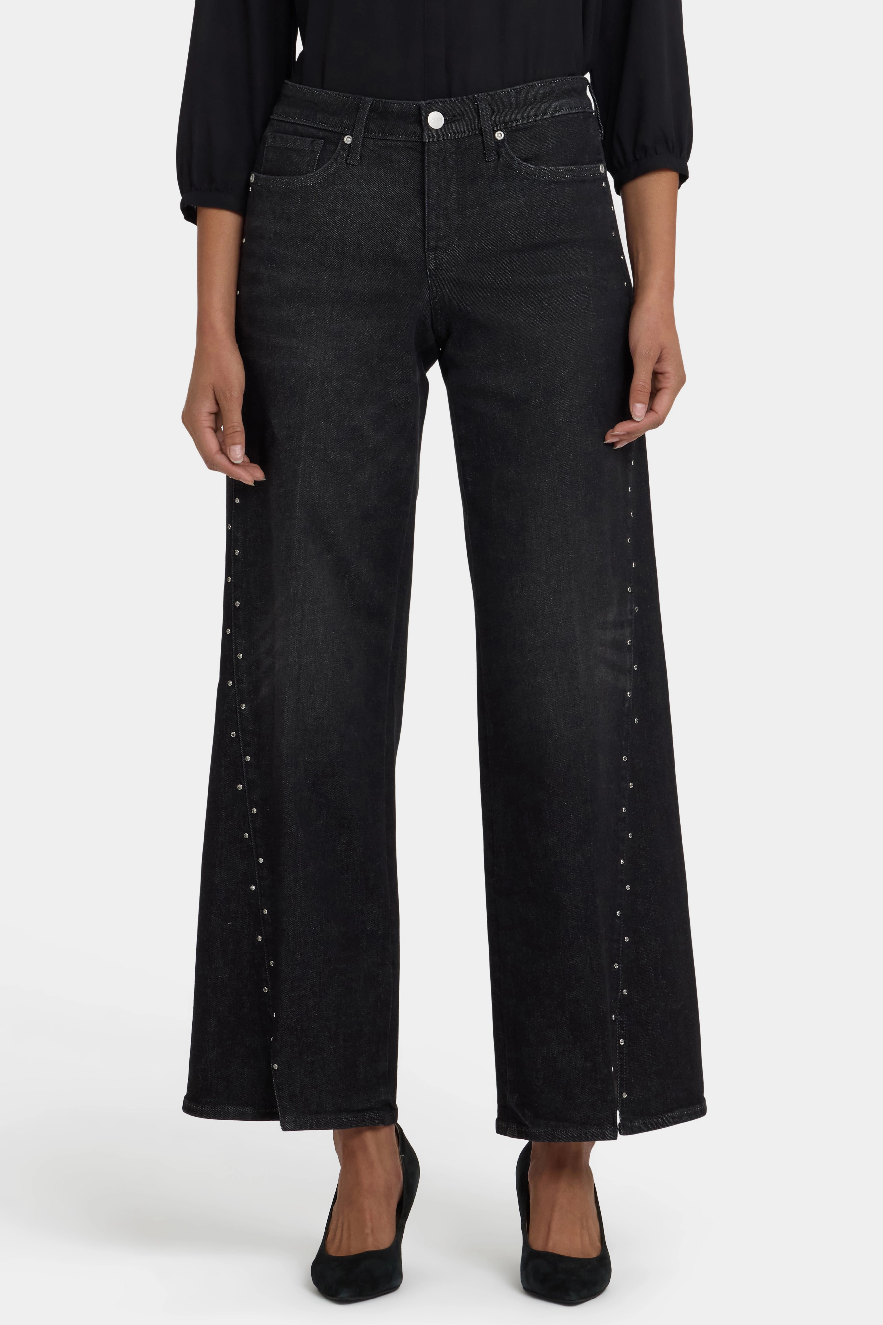 Teresa Wide Leg Jeans - French Nightfall Family Style Slim