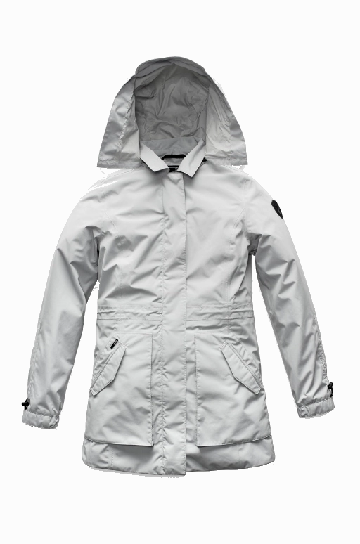 QuickAccess Pockets Logo Free Style Terra Women's Thigh Length Jacket