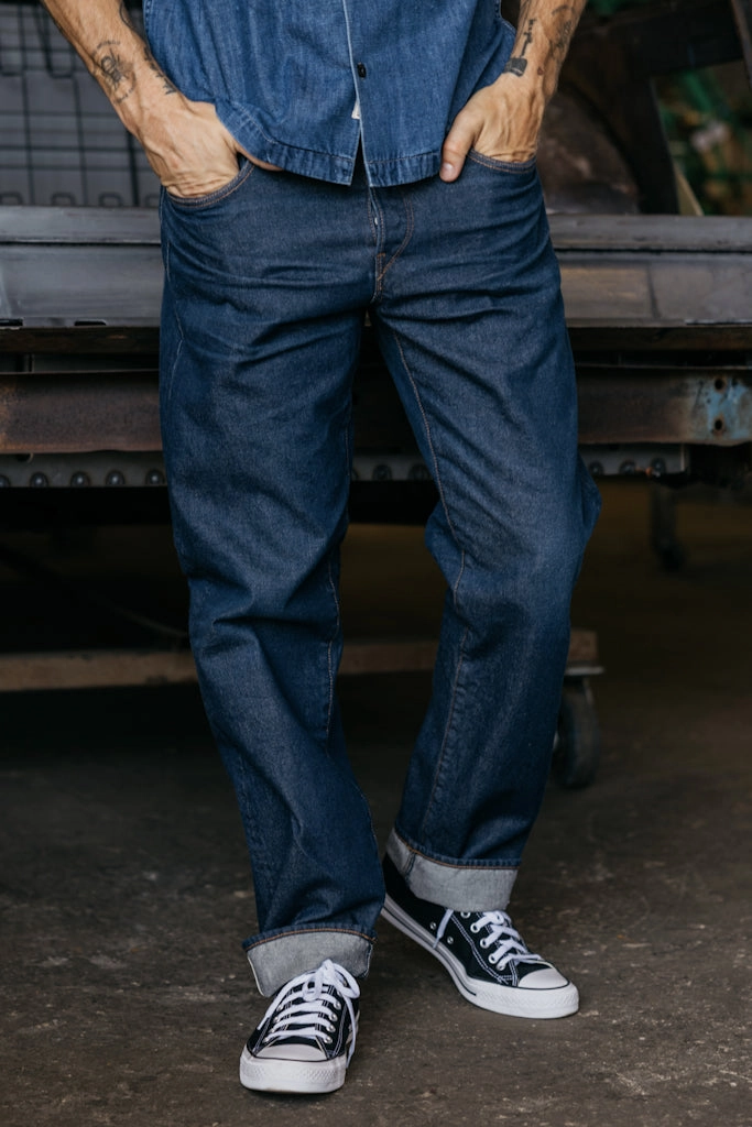 Light Layers Unisex Wear Elegant Vintage Lover The Barrel Classic Straight Natural Slub Indigo - Brian 12.5oz Selvedge