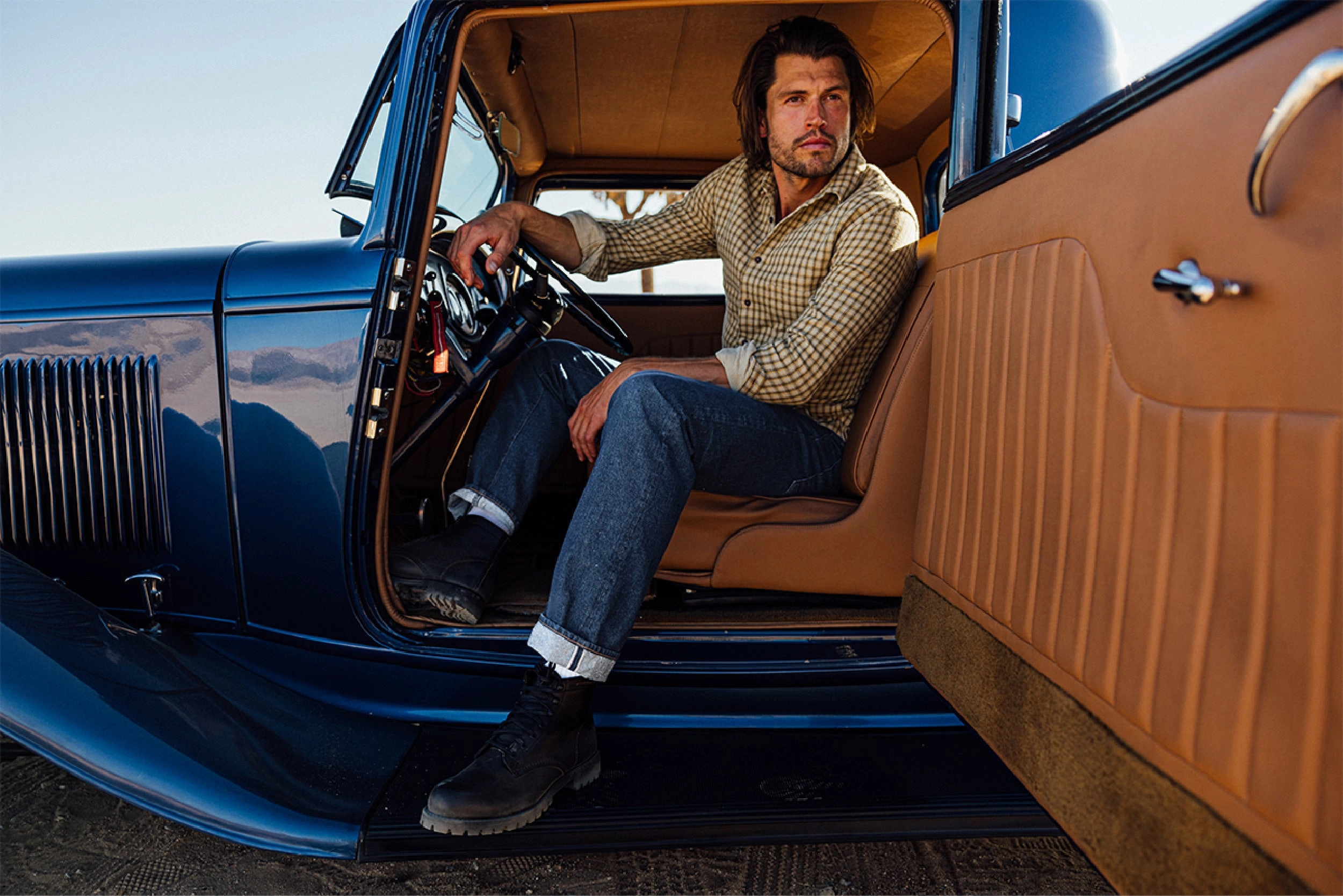 Chic Comfort Built For Life The Barrel Classic Straight Natural Slub Indigo - Brian 12.5oz Selvedge