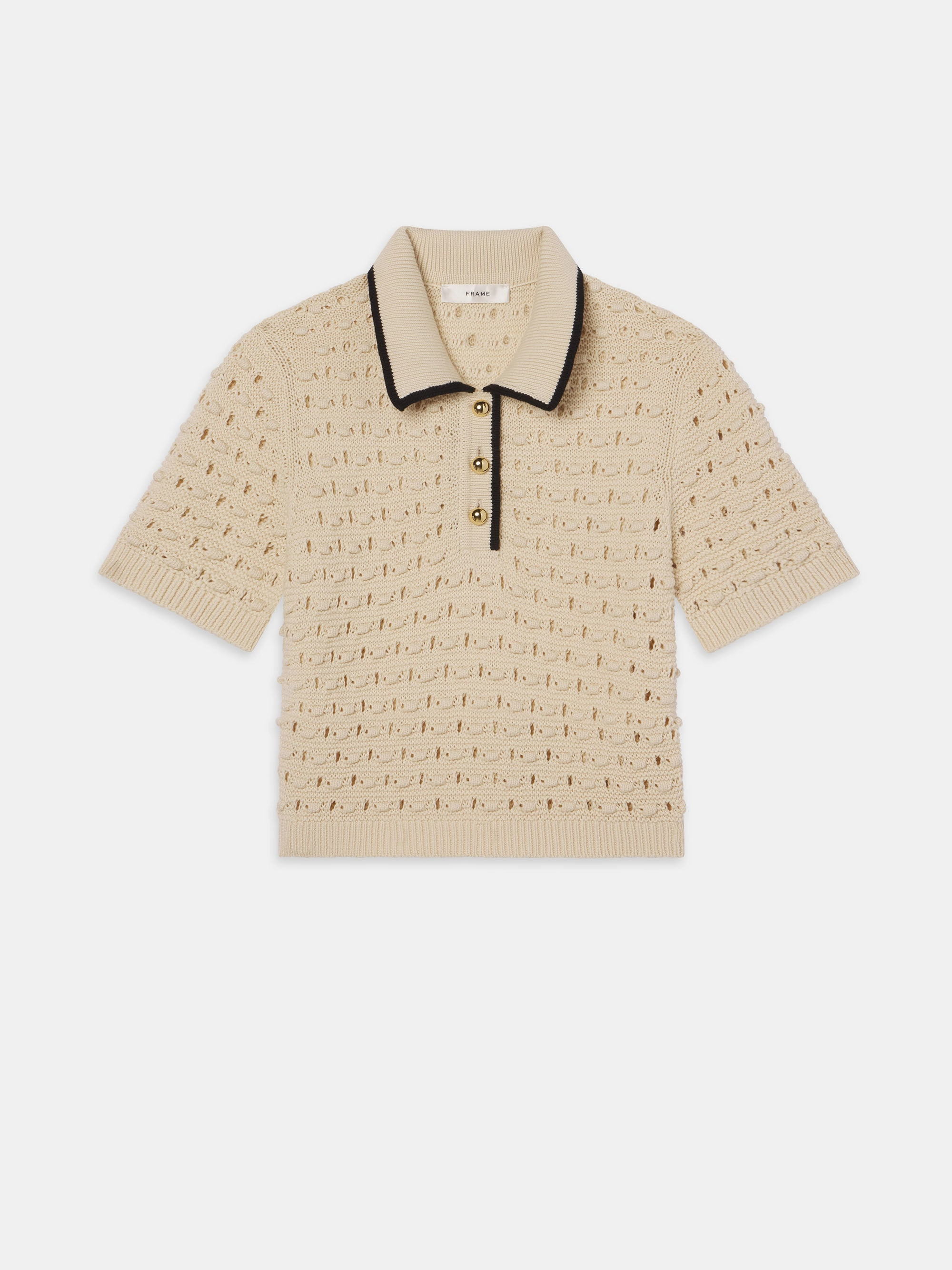 All Day Softness The Bauble Polo -- Cream