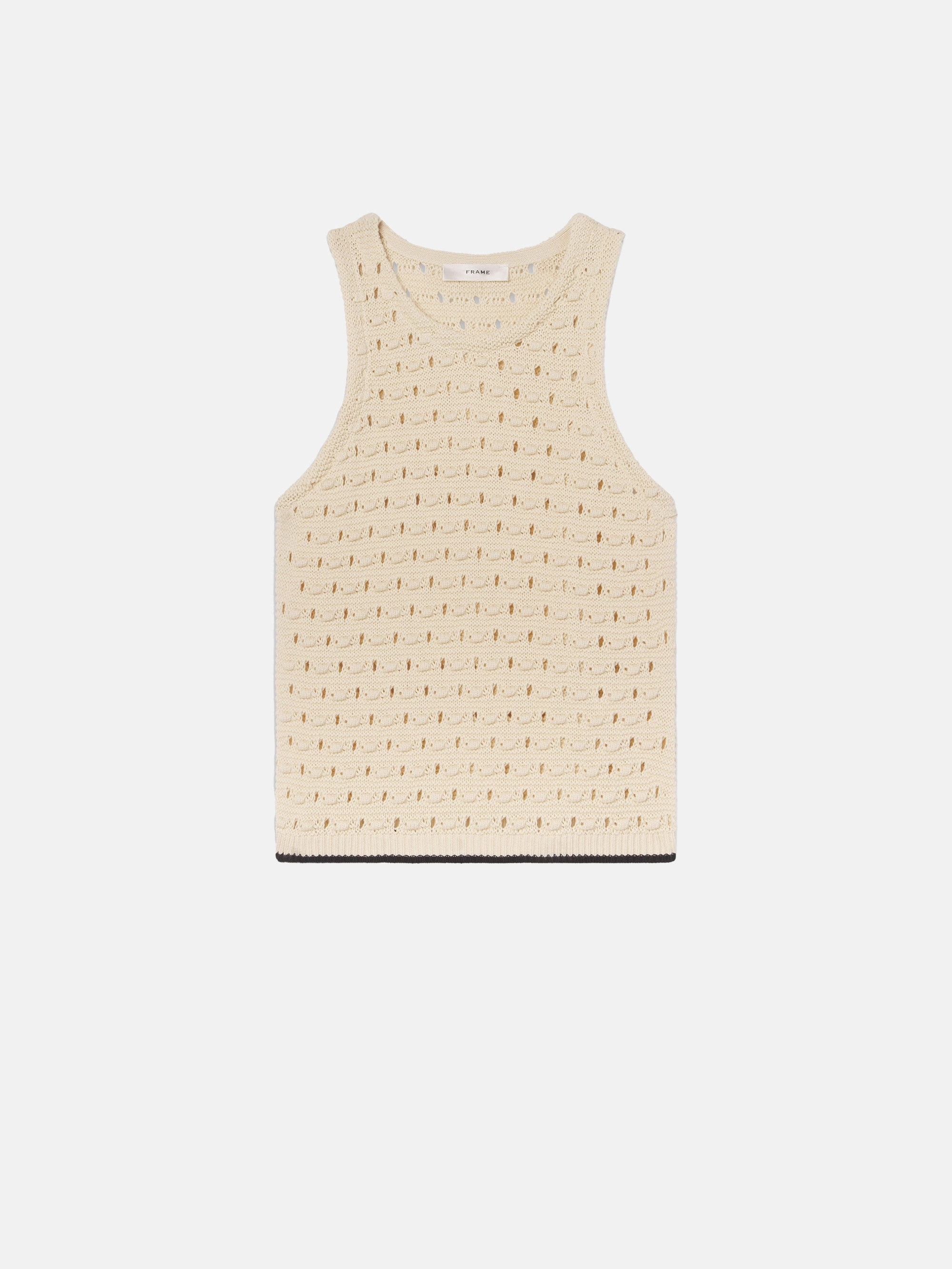 The Bauble Tank -- Cream Casual Fashion