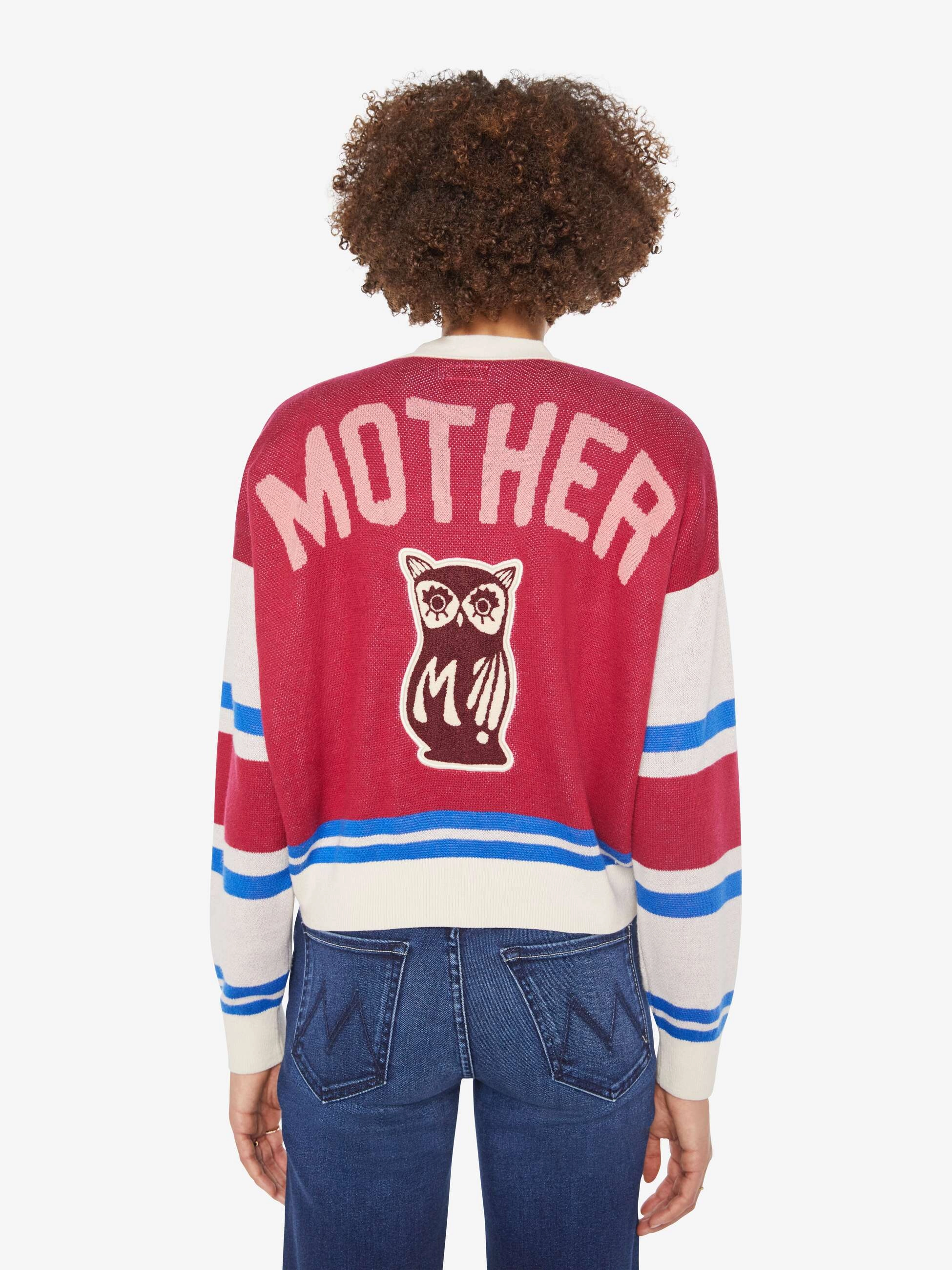 The Boxy Cardigan - Hoot High Crisp Air Piece RubberizedButtonClosures