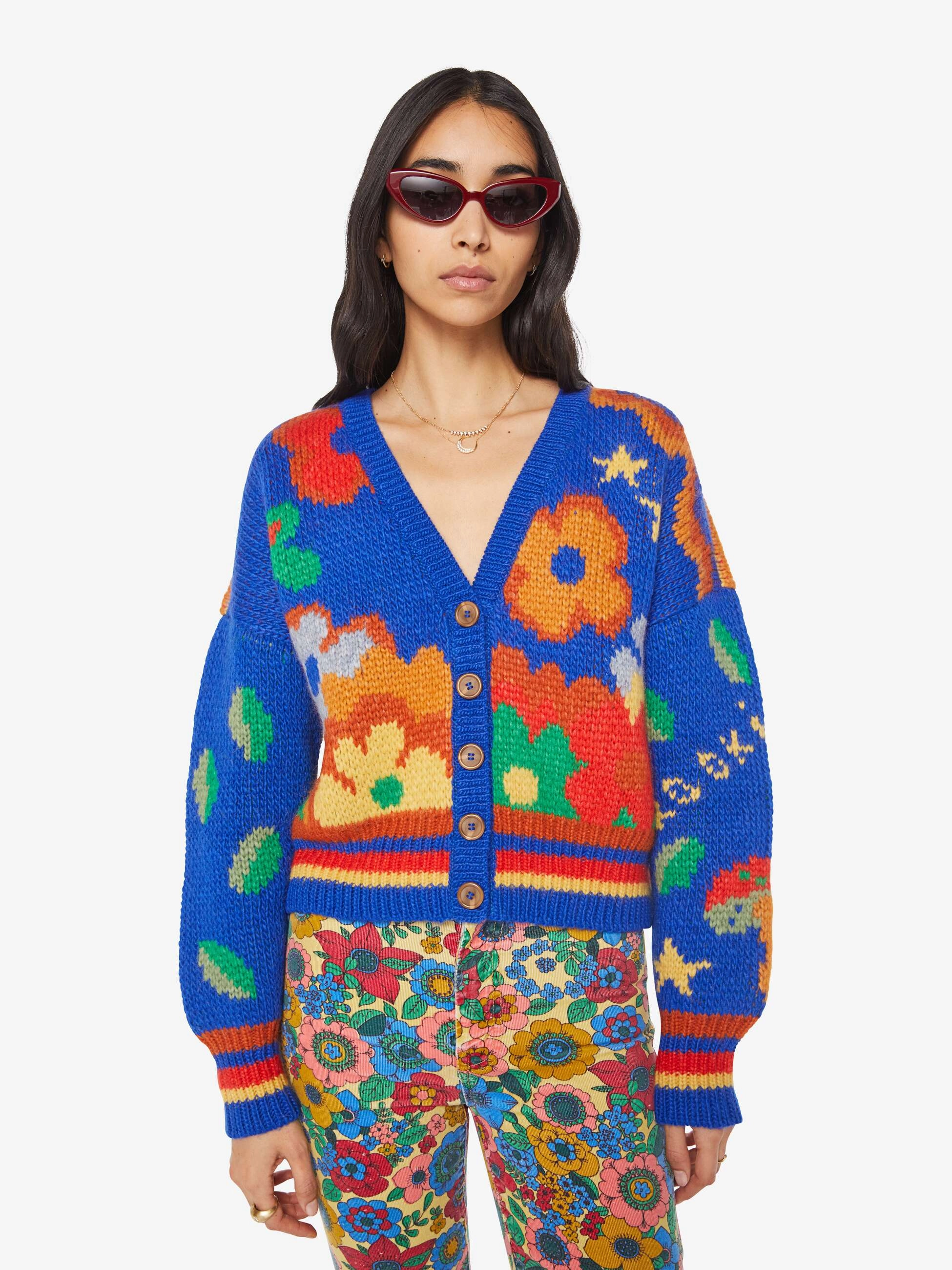 The Button Cardigan - Fantasia Soft touch finish