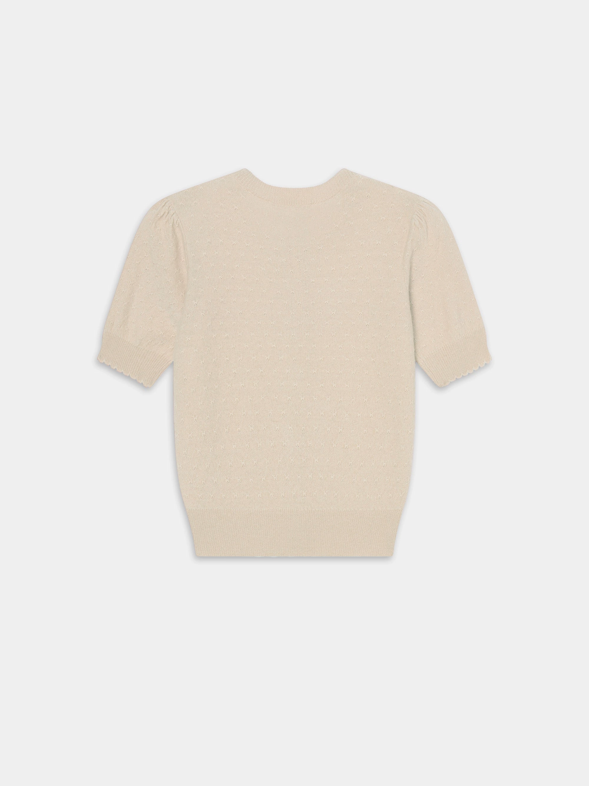 Smart Fashion The Cashmere Pointelle Cardi -- Cream