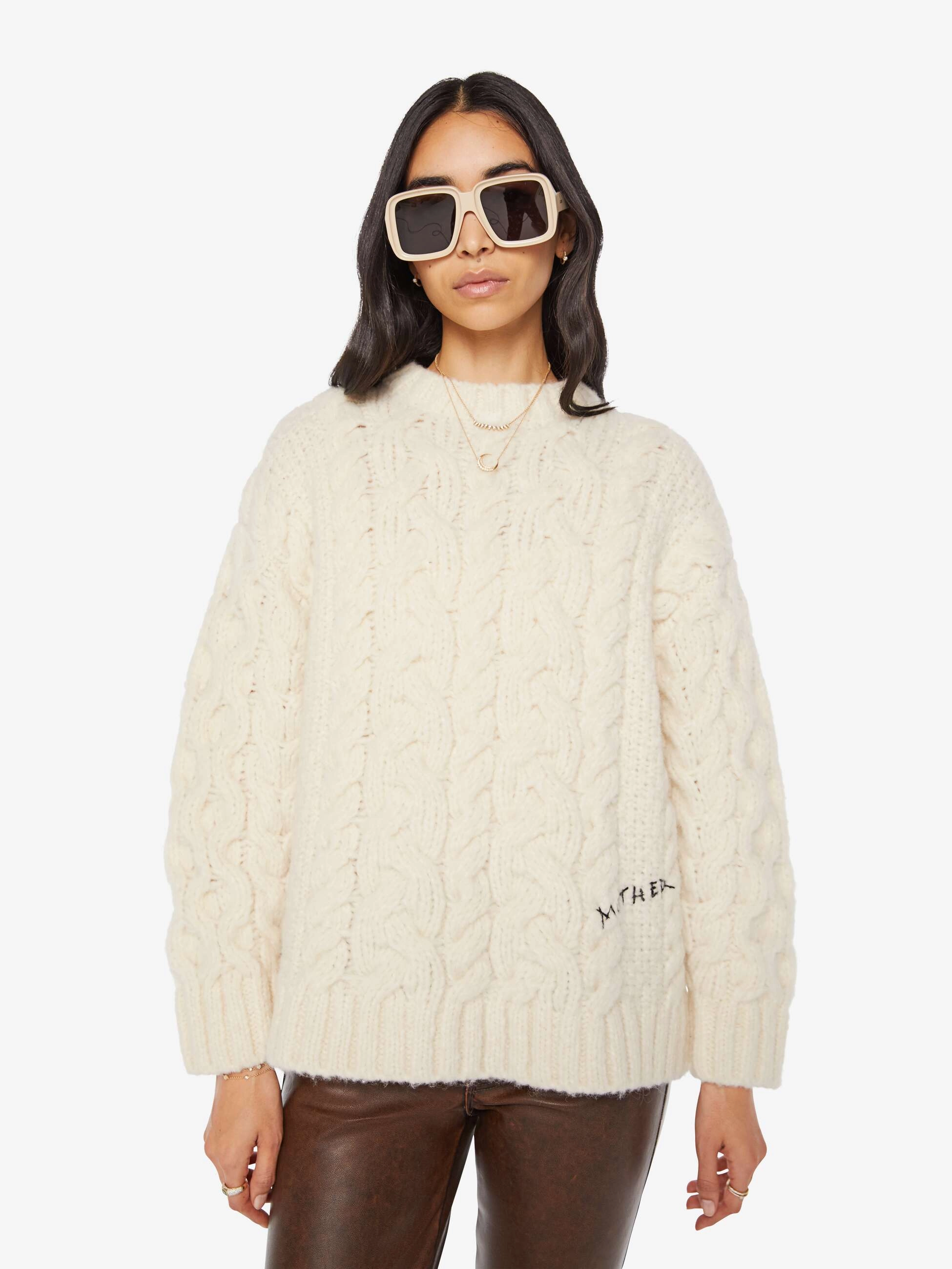 Winter Ready Look Cold-Weather Ready The Chunky Jumper - Drinking By The Fire