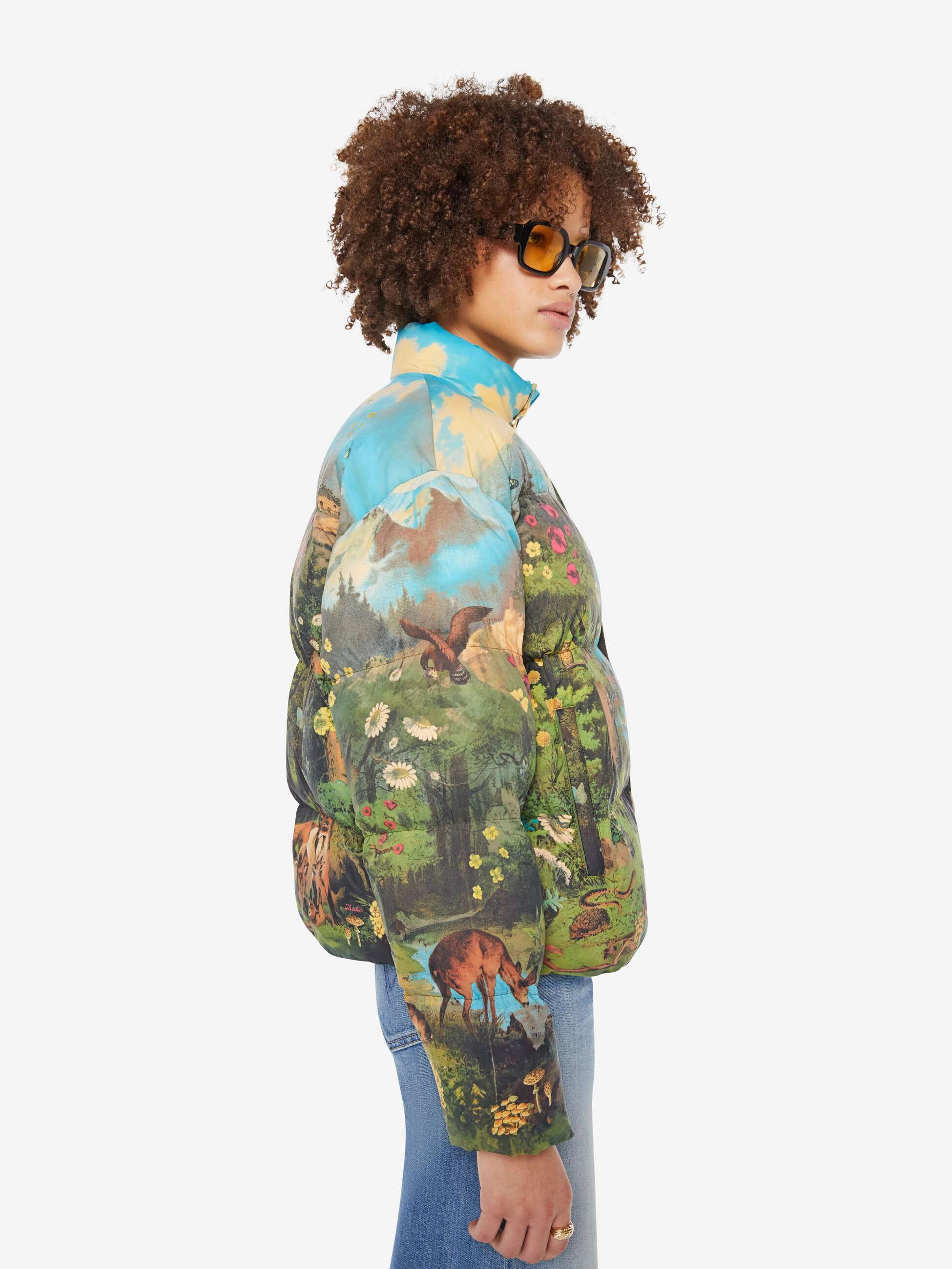 The Drop Pillow Talk Puffer - Room With A View AntiStaticFinish Reversible Style