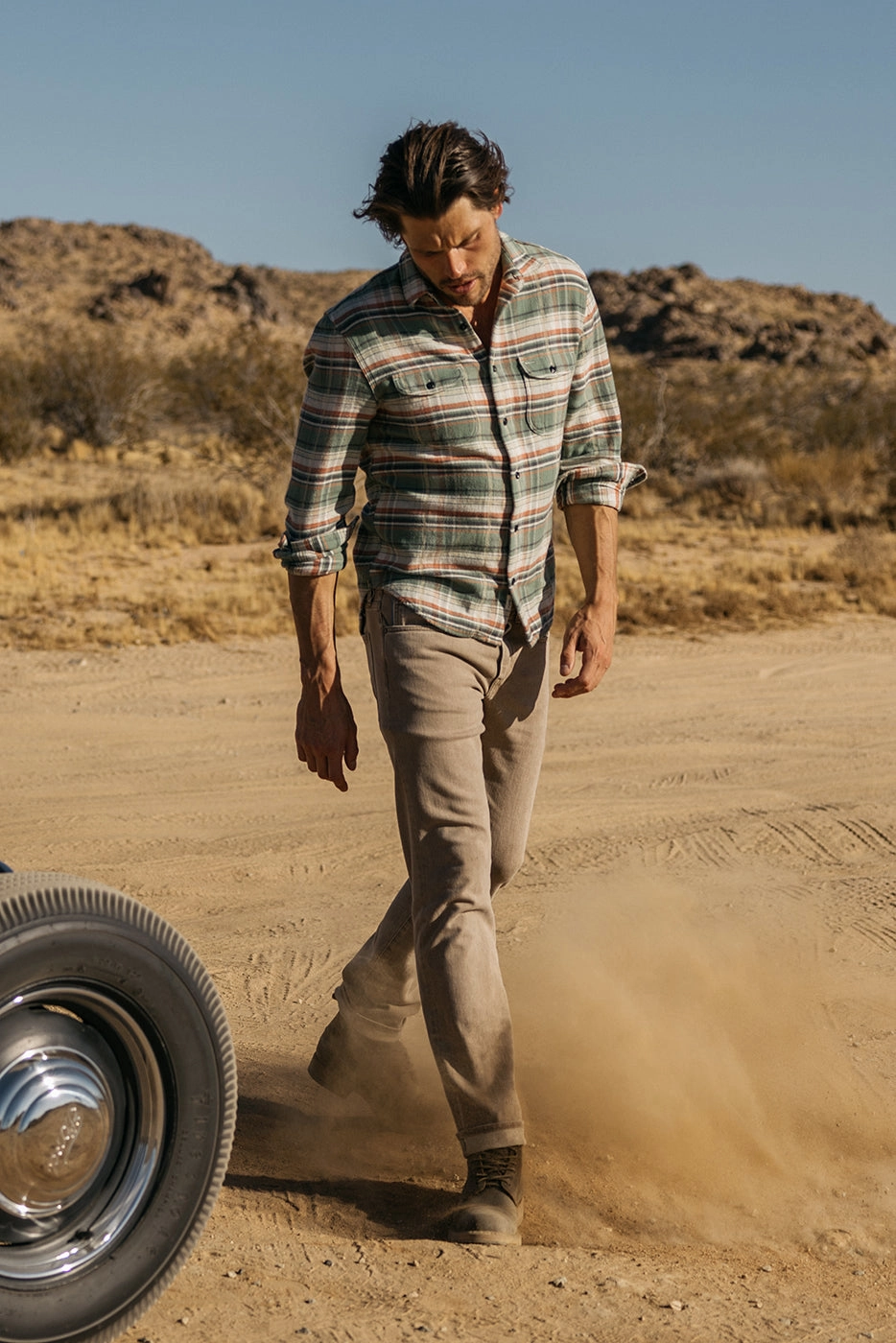 The Hammer Straight - Dusty Brown 10.5oz Selvedge Reliable Basic Outdoor Adventure Stylish Family Style