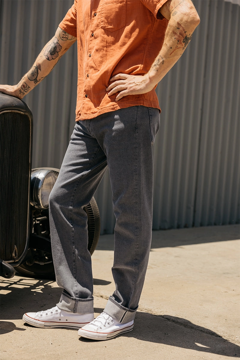 Daily Basic The Hammer Straight - Granite 10.5oz Selvedge