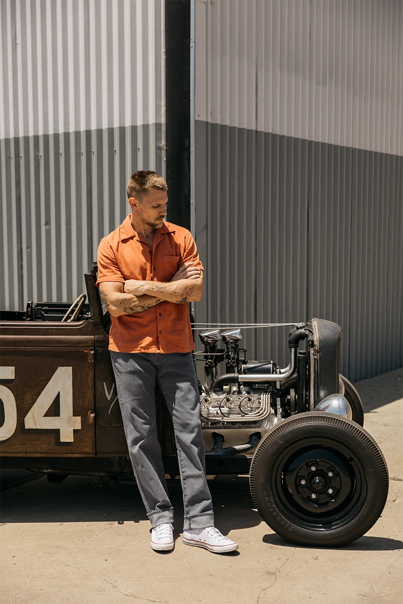 Go Out Style The Hammer Straight - Granite 10.5oz Selvedge