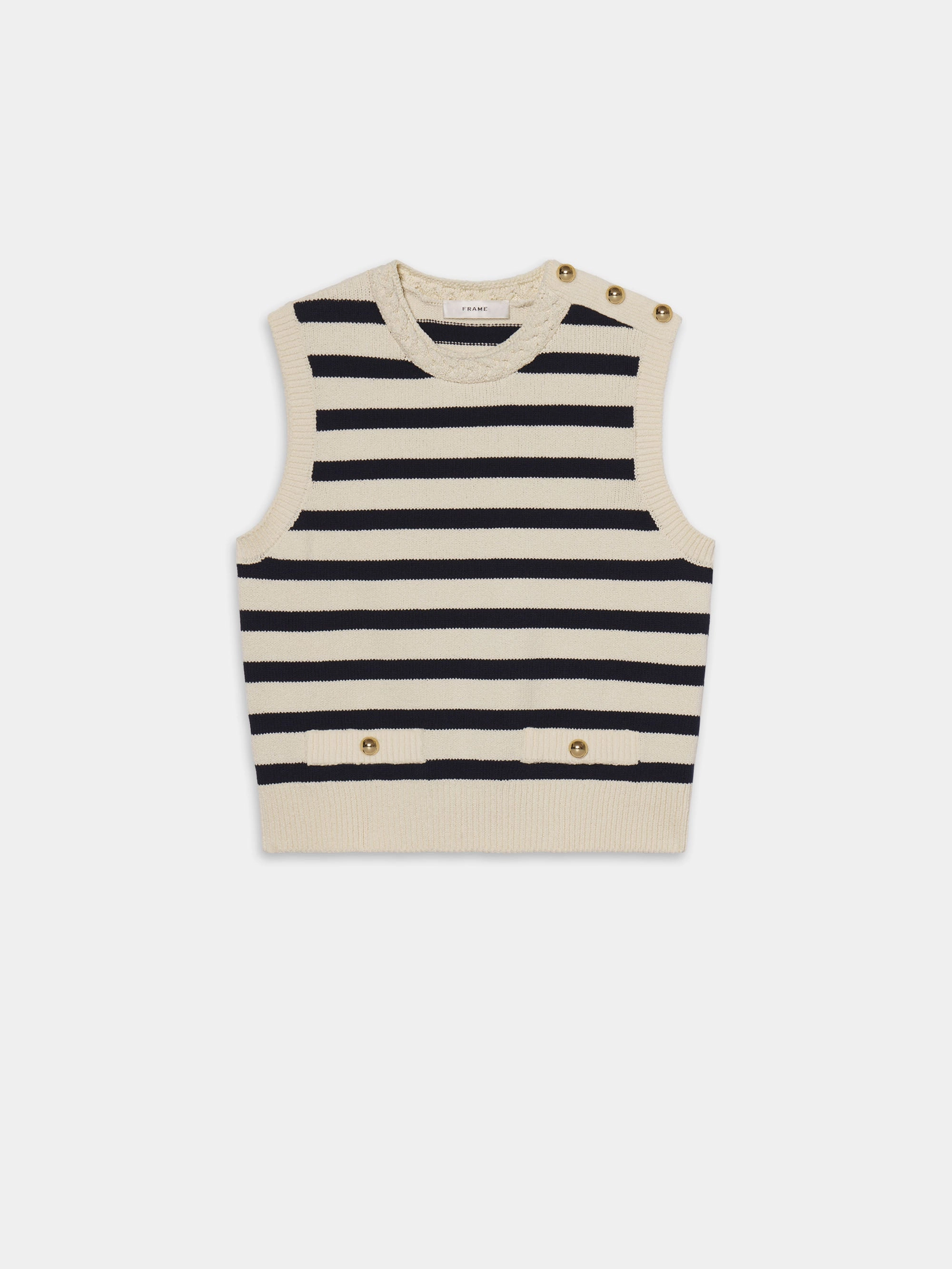 The Harbor Vest -- Navy Multi Fashion Forward