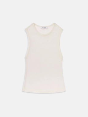 Comfy Look The Lofty Tank -- Cream