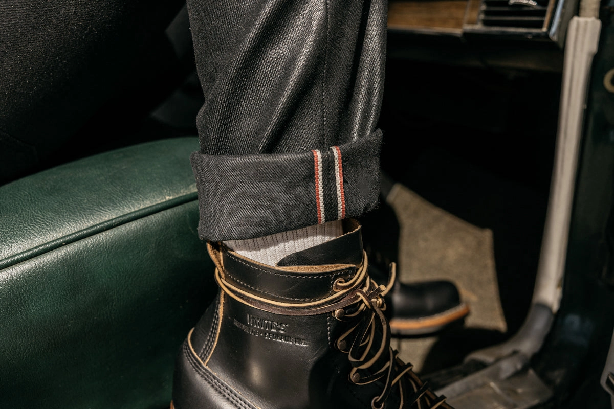 Daily Wear Summer Vibes Music Event Timeless Look The Pen Slim - Coated Black Raw 14oz Selvedge