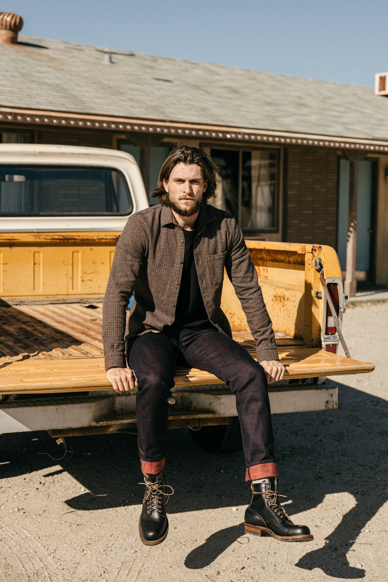 Cool Outfitters The Pen Slim etched - Bordeaux Raw 13oz Selvedge