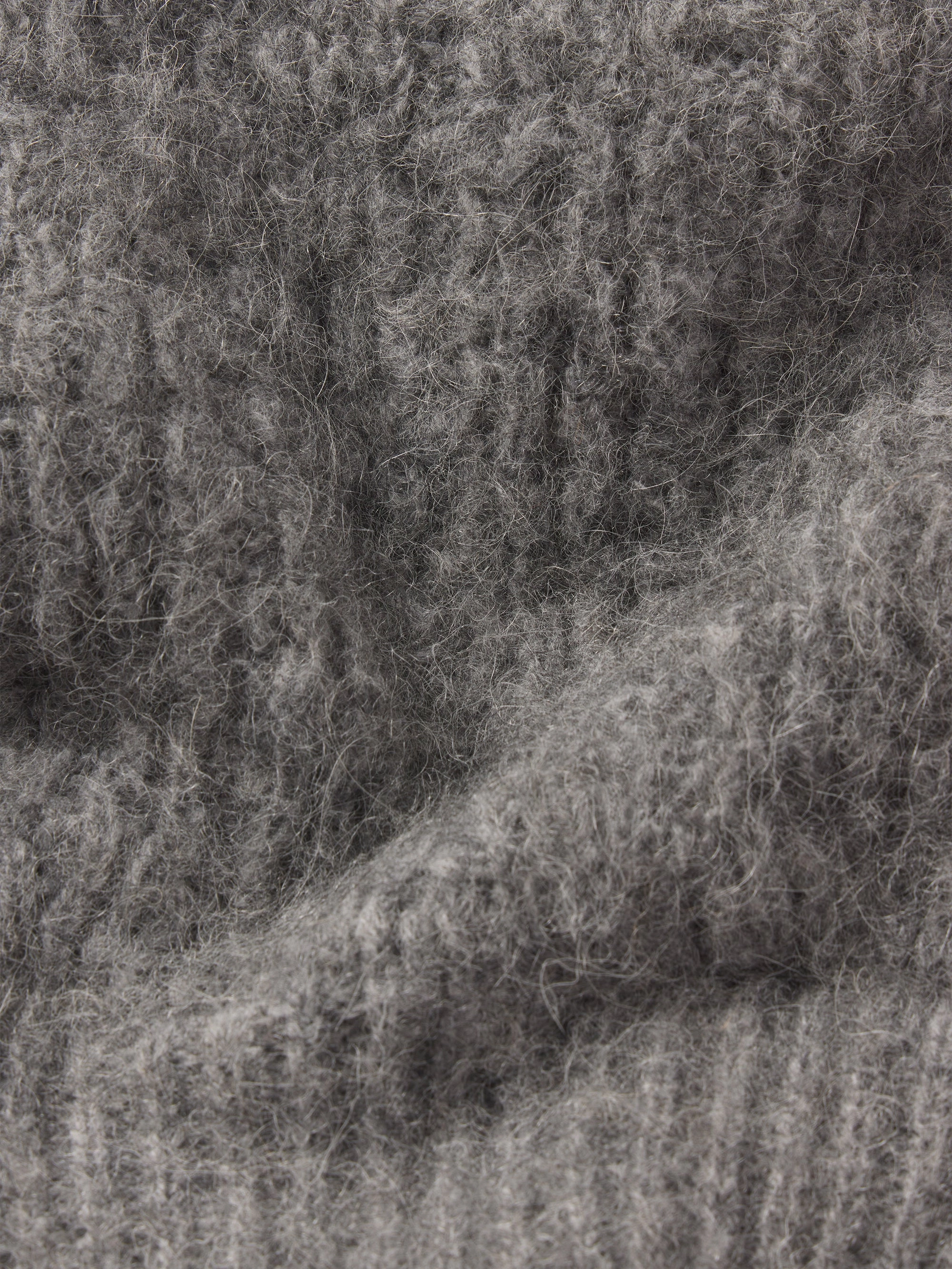 The Plush Bomber -- Dark Heather Grey Cozy Style