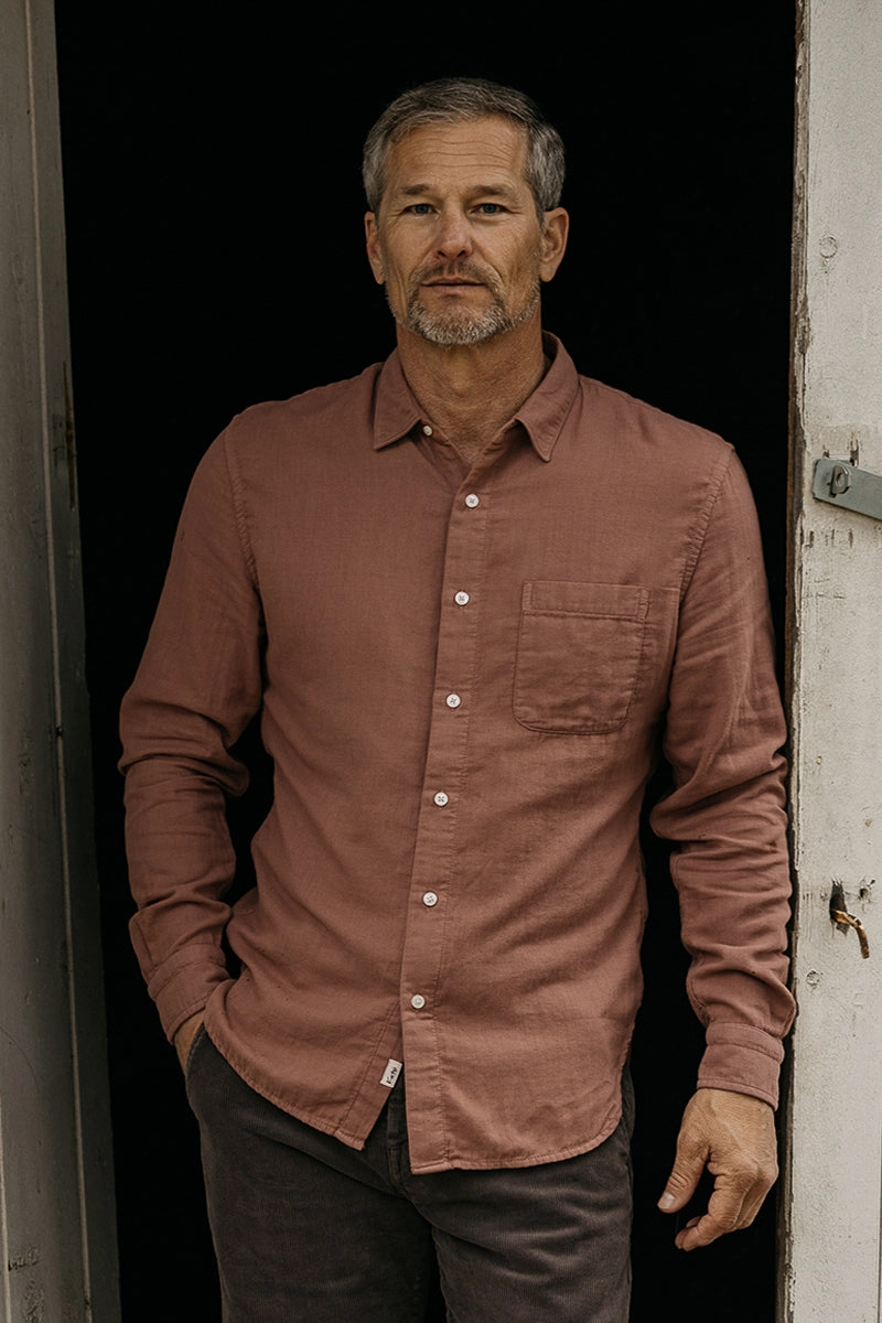 The Ripper Double Gauze Organic Cotton Shirt - Cinnamon Corporate Wear