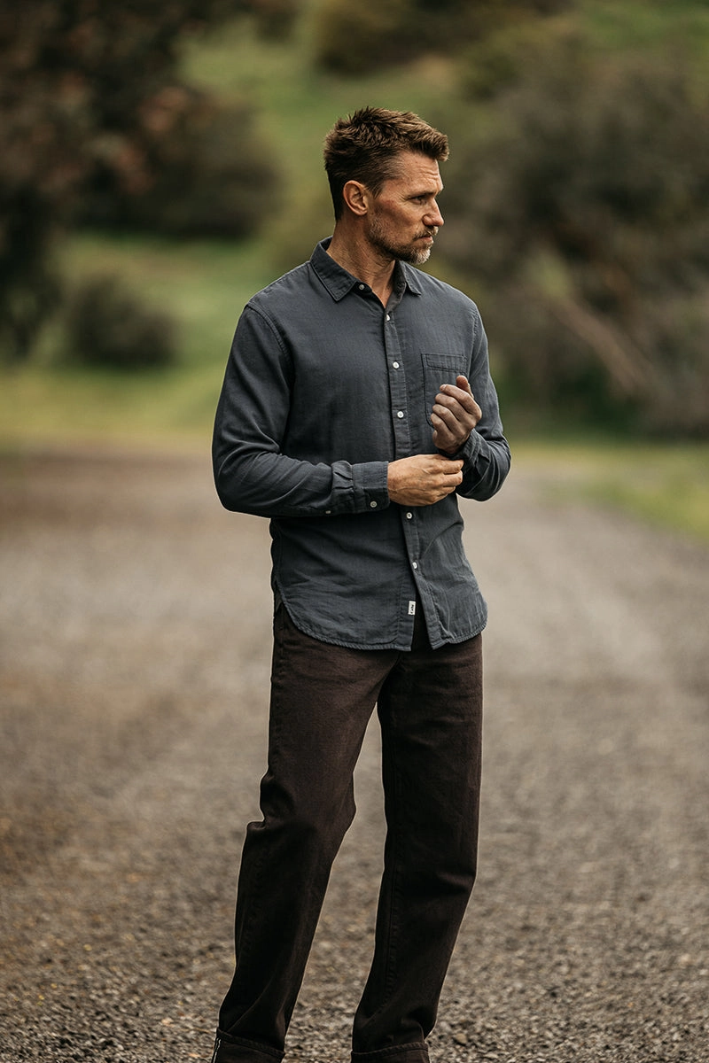 Dressy look Autumn Look The Ripper Double Gauze Organic Cotton Shirt - Stone