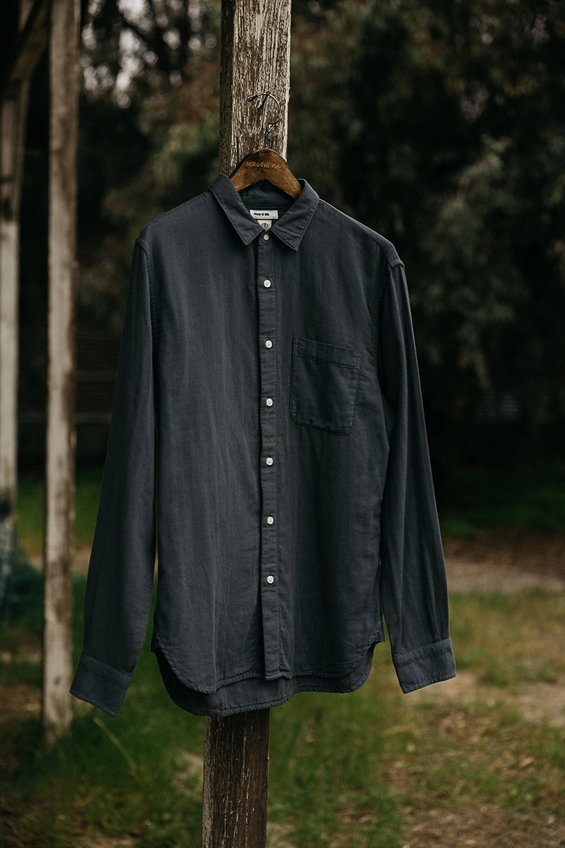 Sustainable Manufacturing Process The Ripper Double Gauze Organic Cotton Shirt - Stone