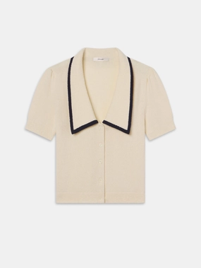 Cozy Stretch The Sailor Sweater -- Cream Multi