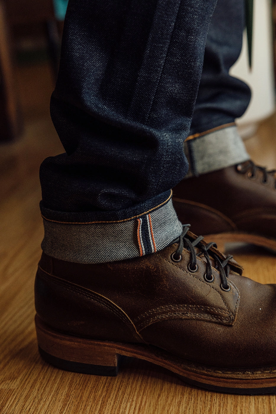 The Scissors Slim Tapered - Indigo Raw 14oz Selvedge Sophisticated Look