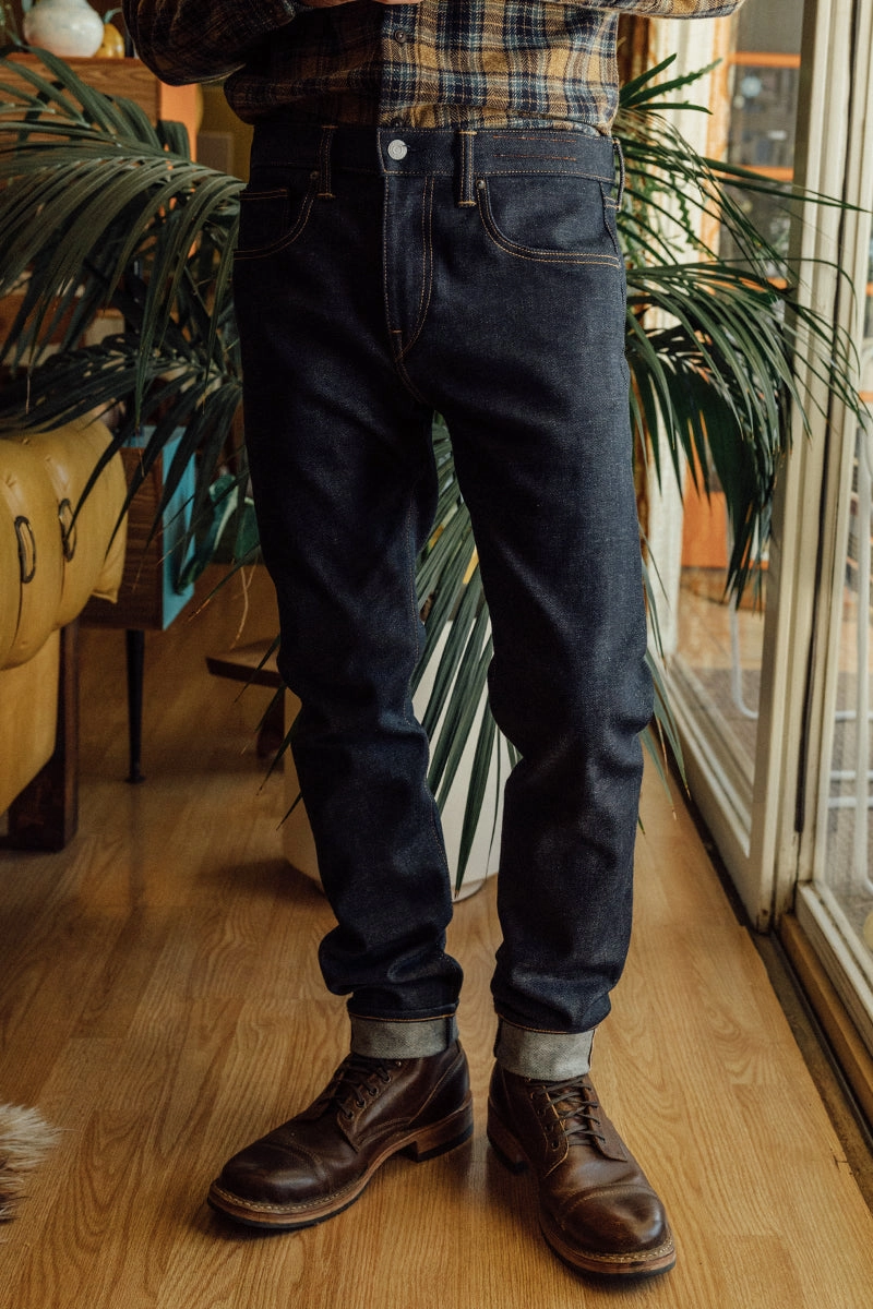 The Scissors Slim Tapered - Indigo Raw 14oz Selvedge Lightweight Parent Style Durable Eco Friendly Night Out