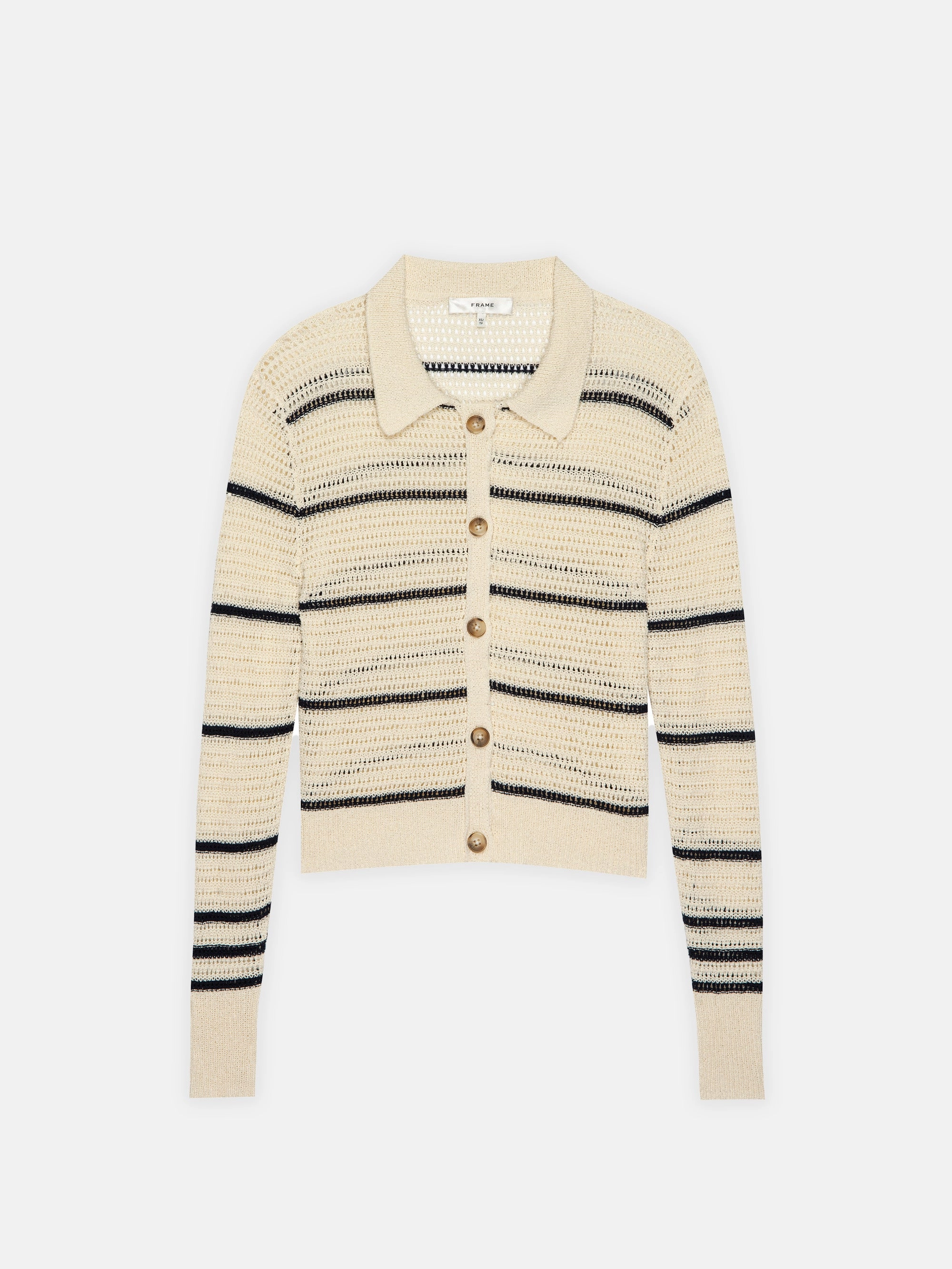 The Shrunken Cardi -- Cream Multi Soft touch layer All-day Comfort
