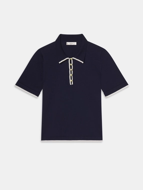 The Sport Polo -- Navy Multi Snuggle Ready
