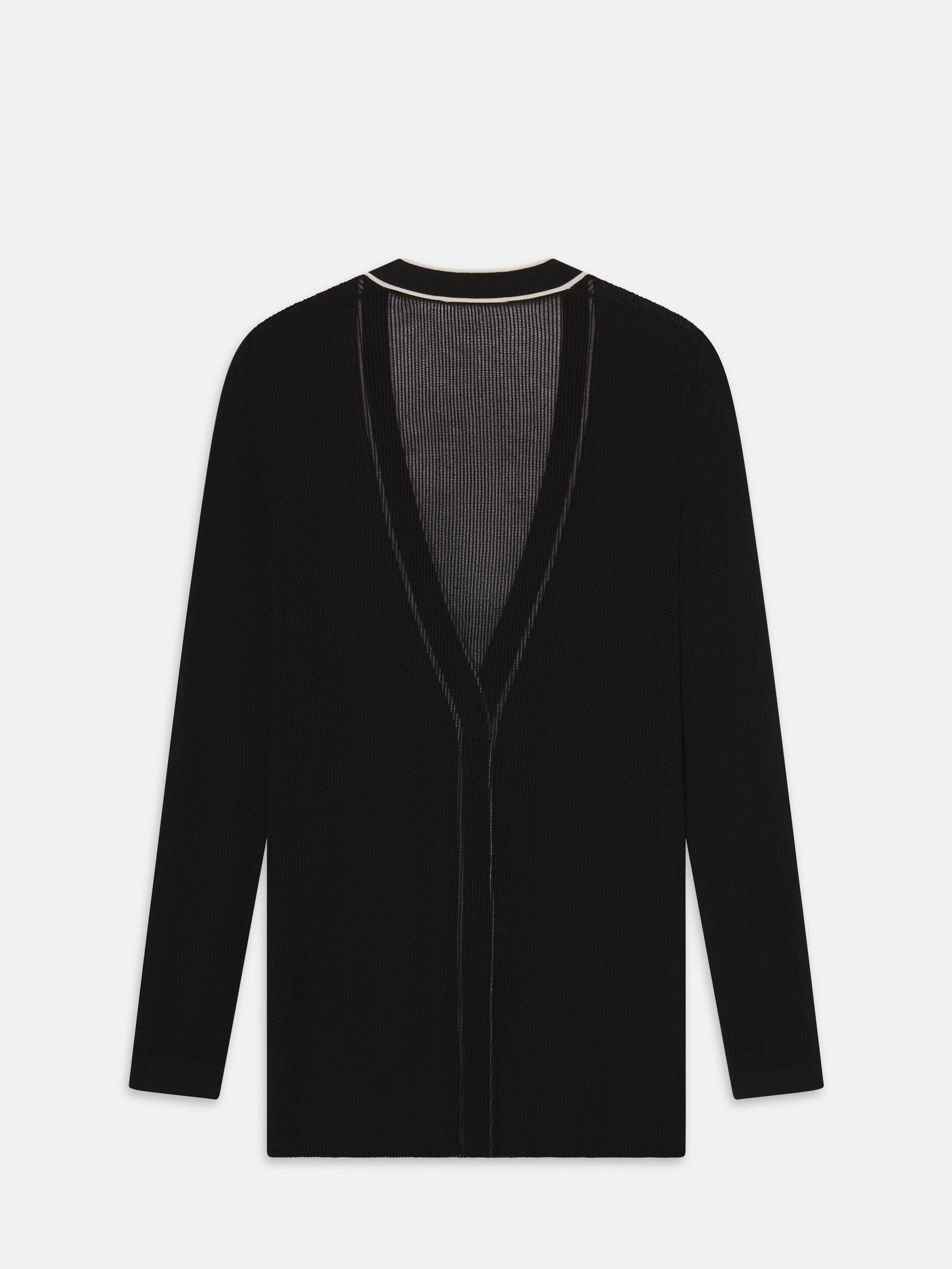 The Varsity Cardigan -- Black Multi Breathable Style Seasonal Comfort