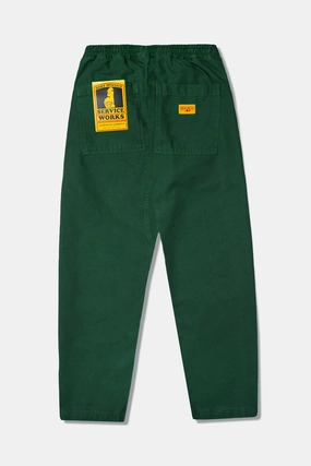 Service Works - Classic Chef Pants - Forest LightweightDesign Flexible Comfort