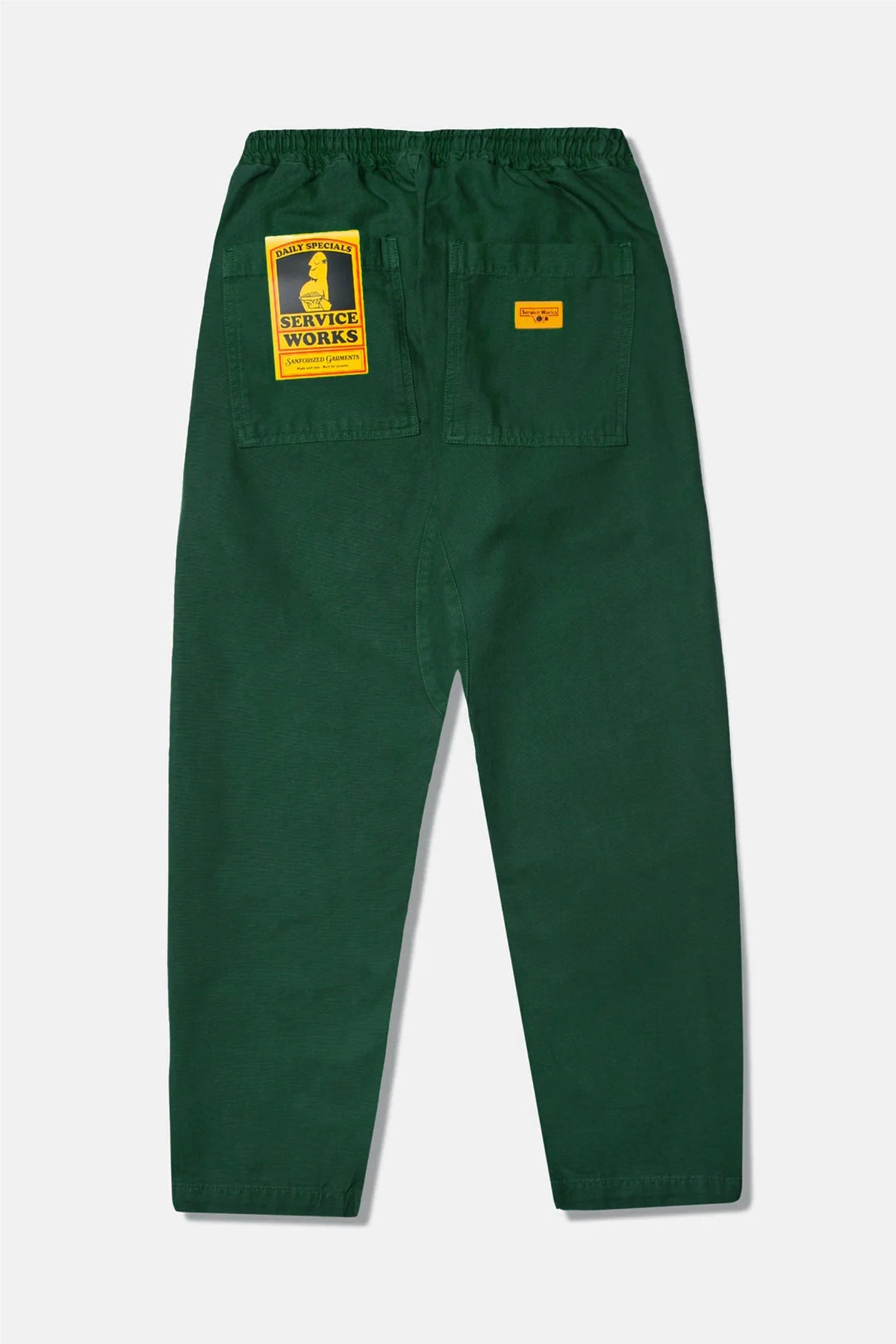 Multipurpose Design AntiStaticTreatment Service Works - Classic Chef Pants - Forest