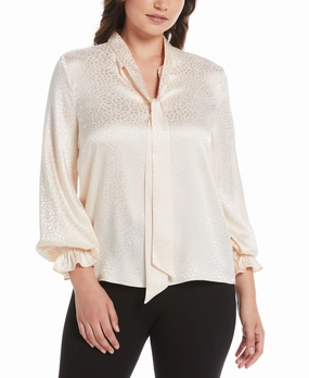 Tie Front Blouse Winter Apparel Cold-Weather Layer