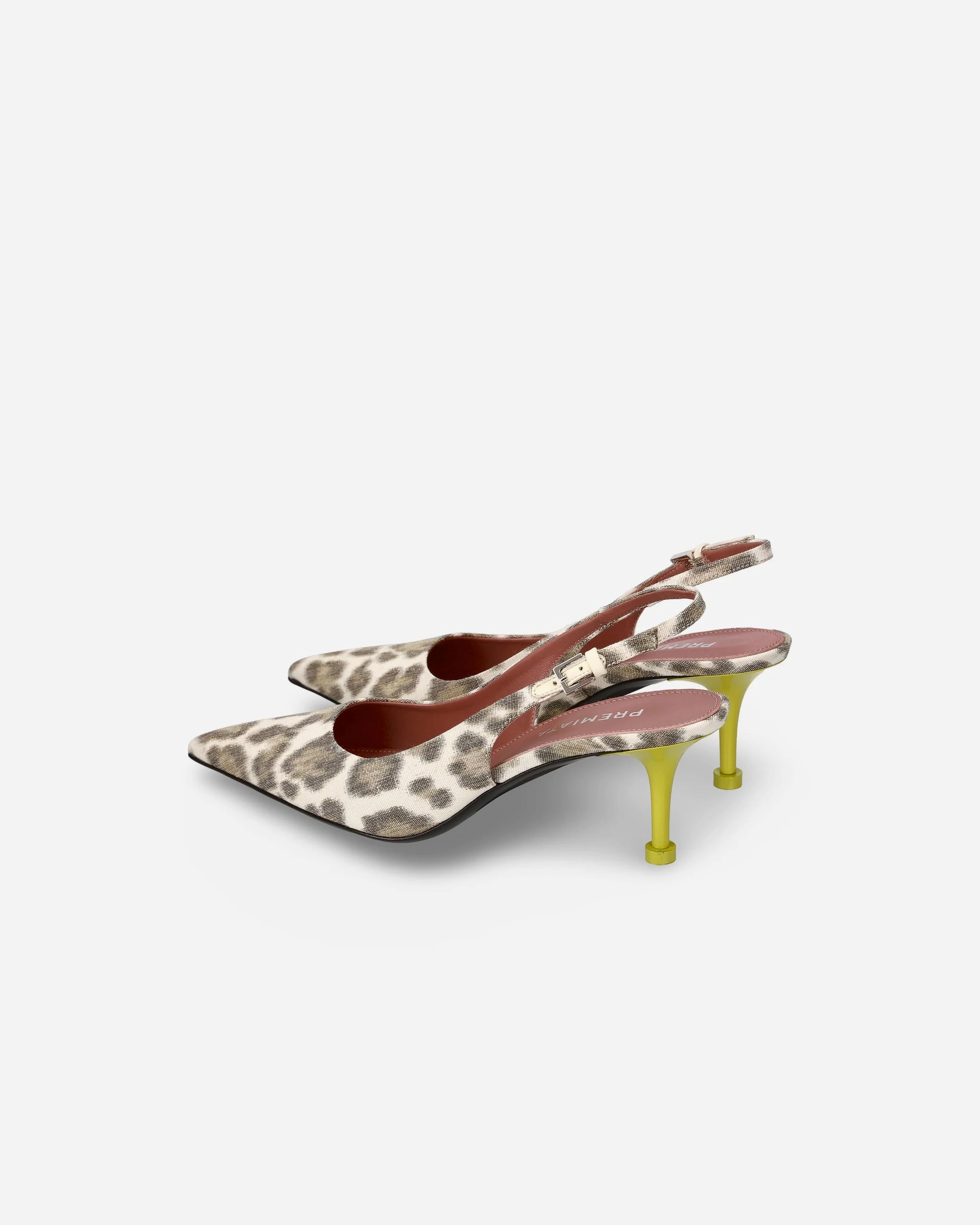 Chanel in Canvas Animalier with Lime Heel M7014PA Timeless Wear