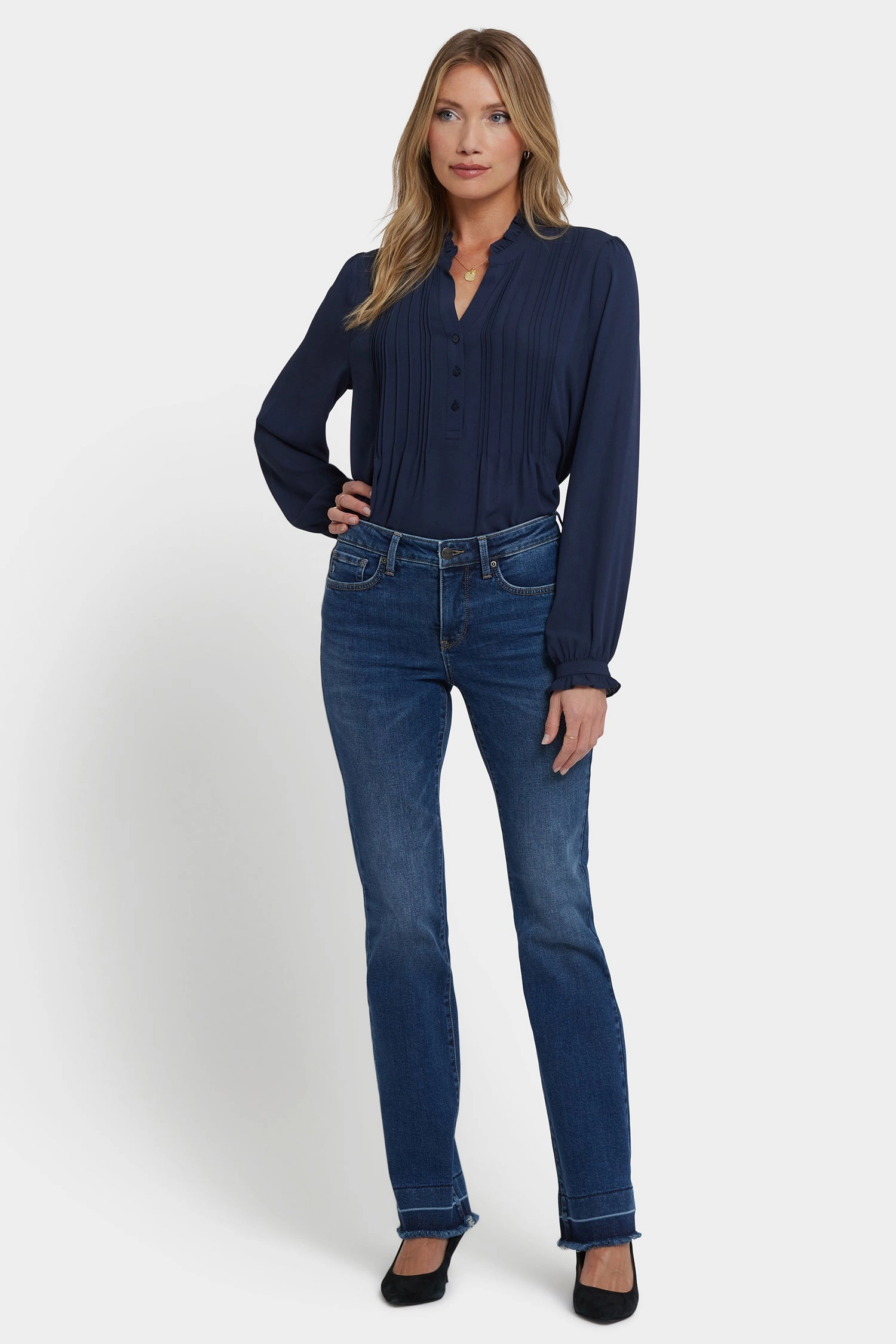 Everyday Comfort Trend Design Barbara Bootcut Jeans - Dark Loire
