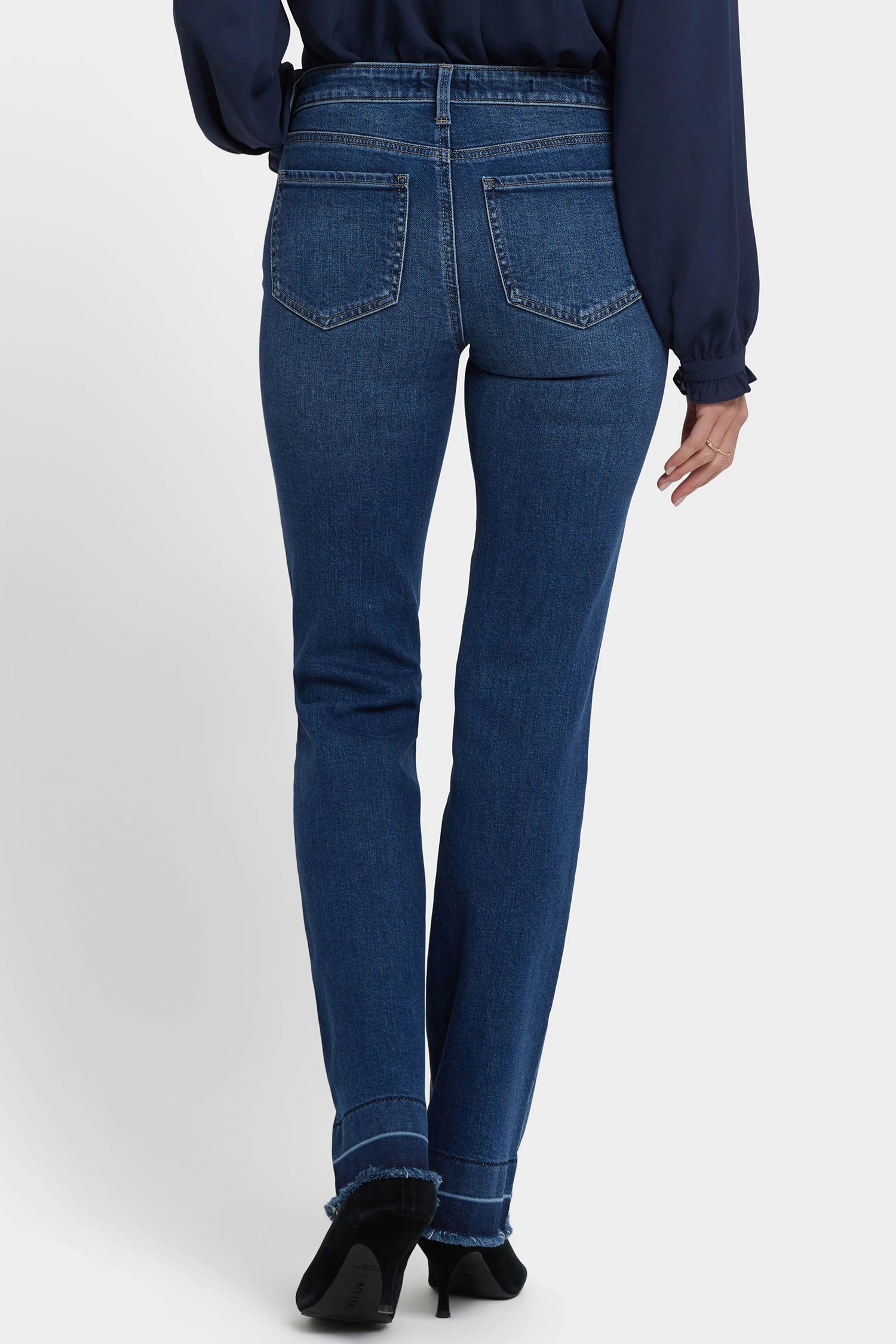 Barbara Bootcut Jeans - Dark Loire Streetwear Fan Evening Stroll Elegant Layered Basics