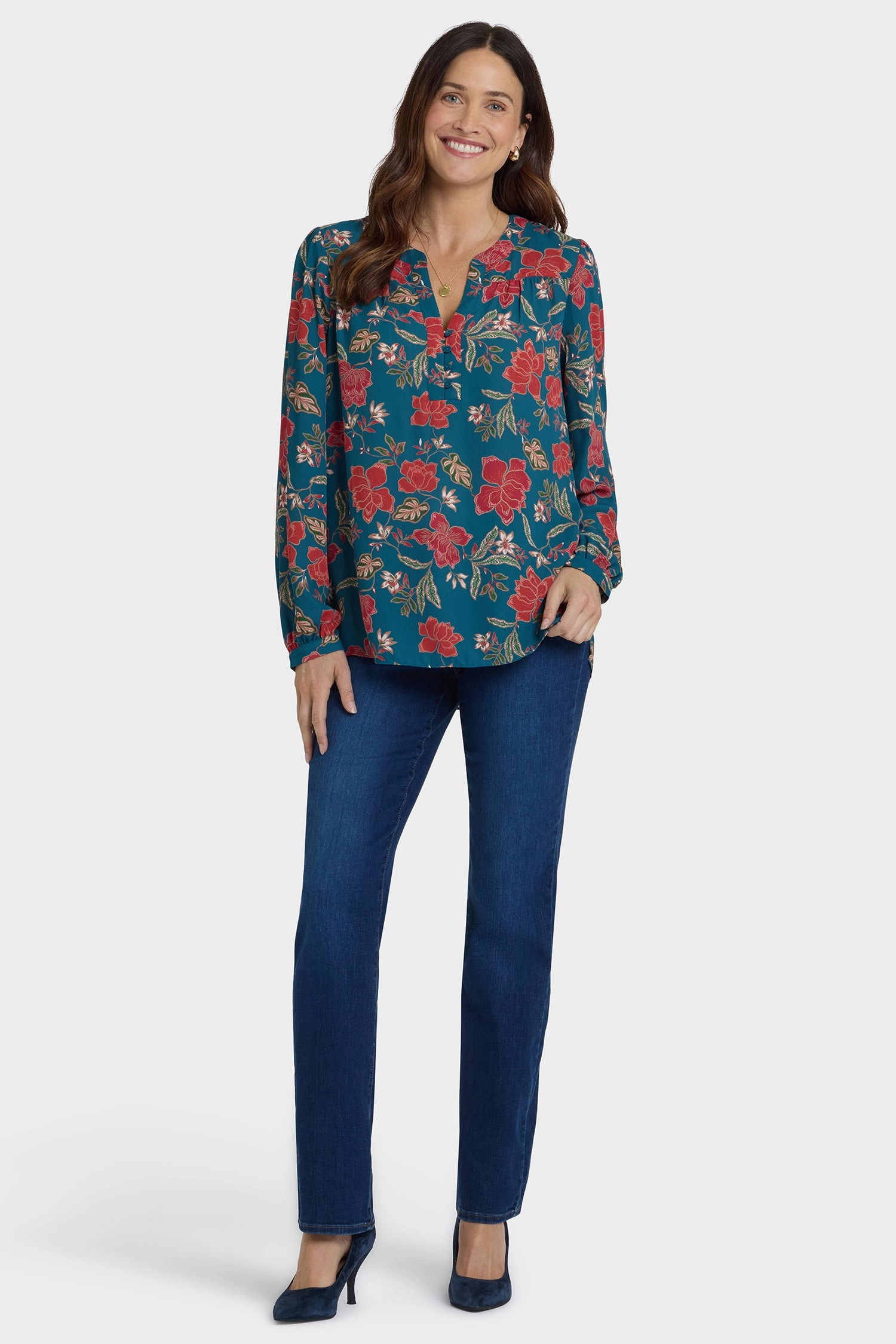 Anti Static Lining Seasonal Comfort Trinity Blouse - Rue Mademoiselle