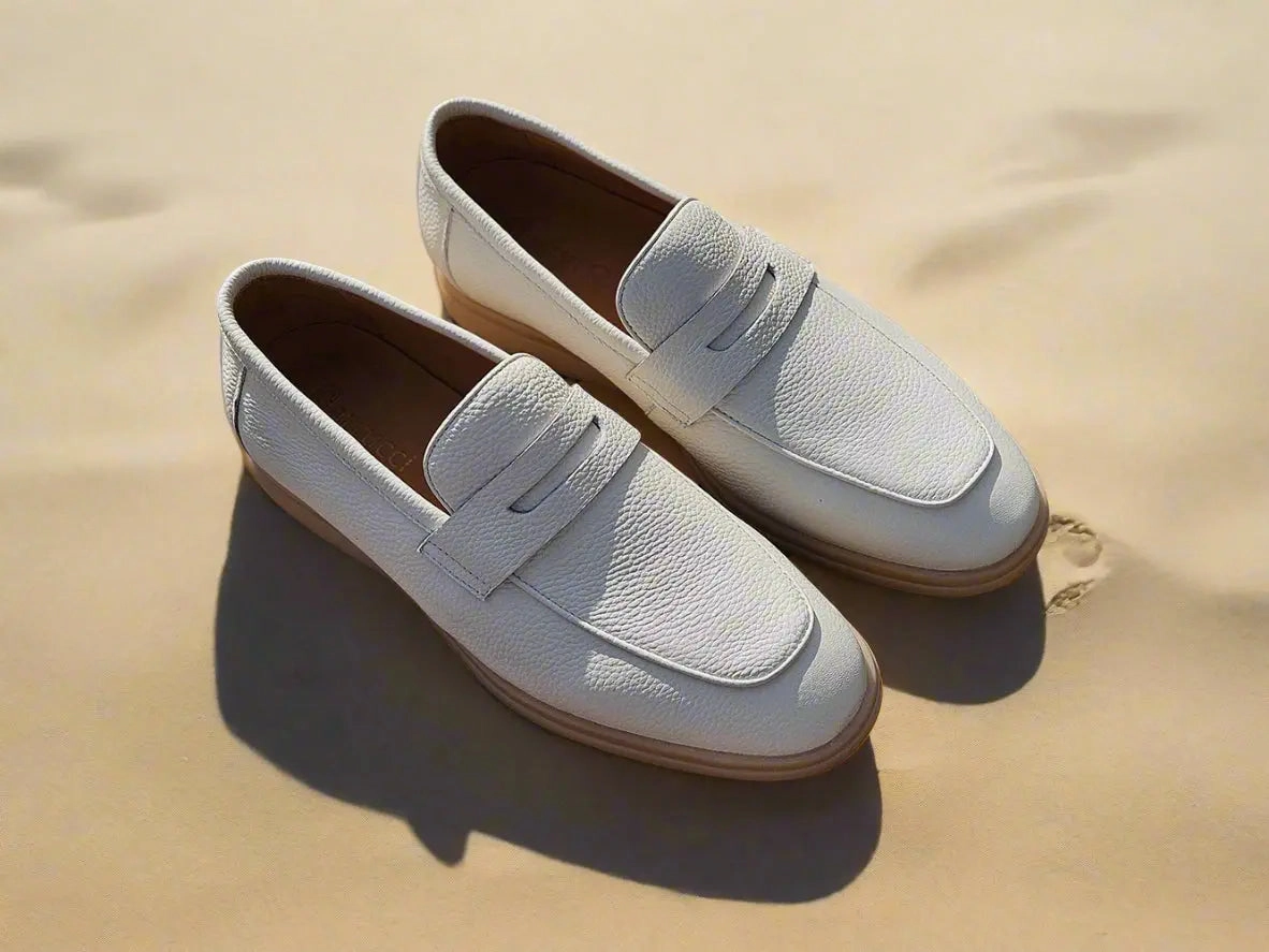 Tumble Calfskin Penny Loafer Effortless Feel