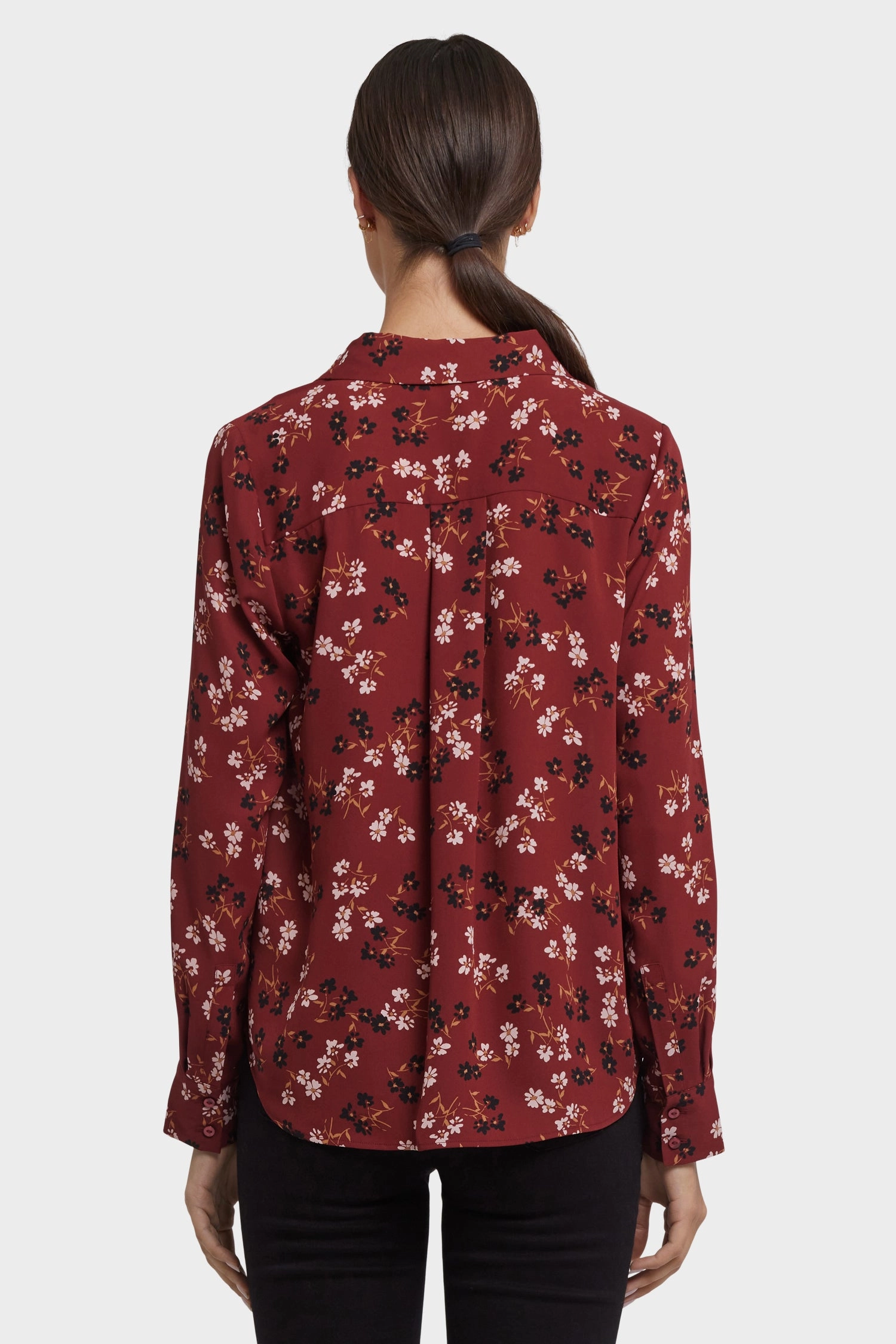 Tuxedo Blouse - Bienvenue Plaid Design