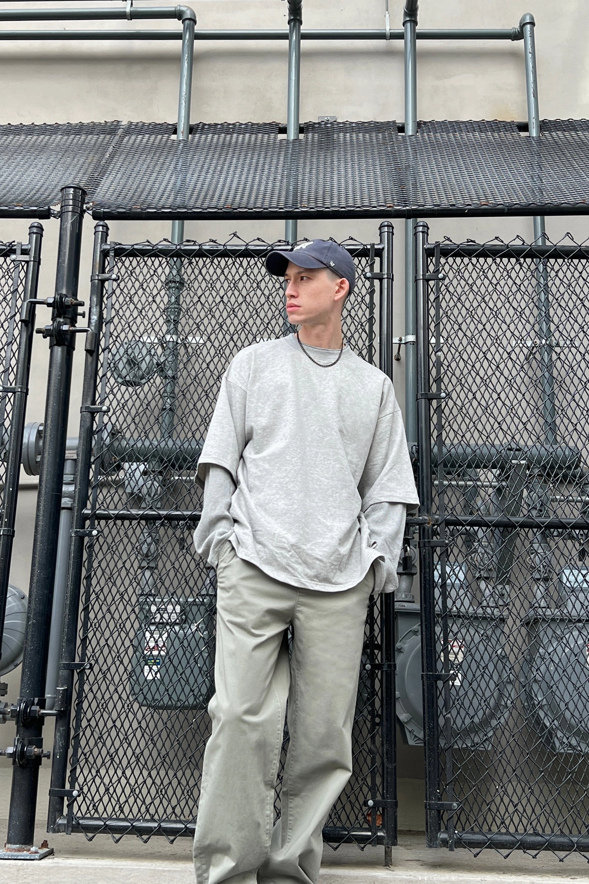 TWILL CHINO PANT Slim Silhouette Chilly Day Layers