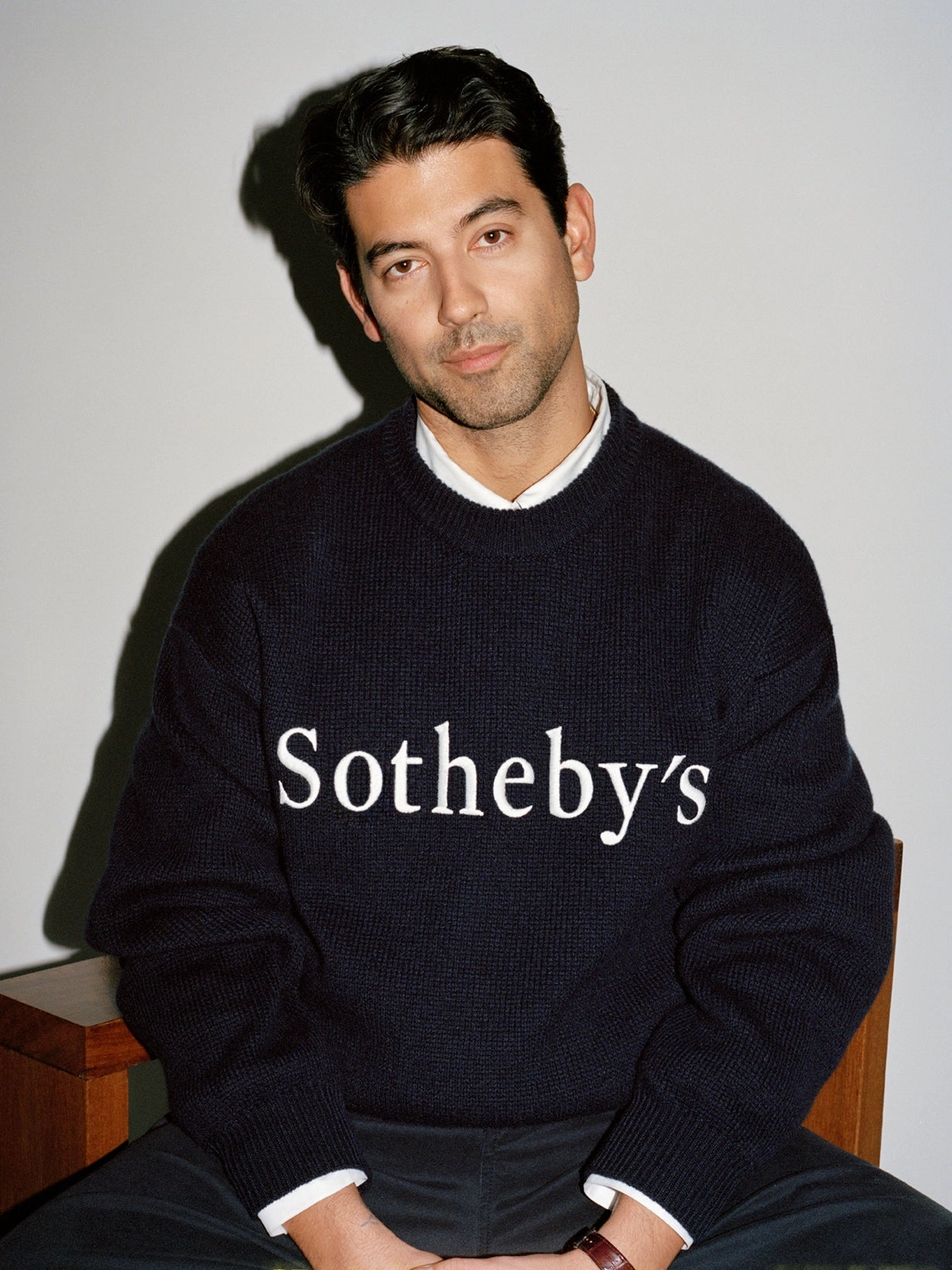 Sotheby's Unisex Cashmere Sweater -- Navy Chill Vibe Active Layer
