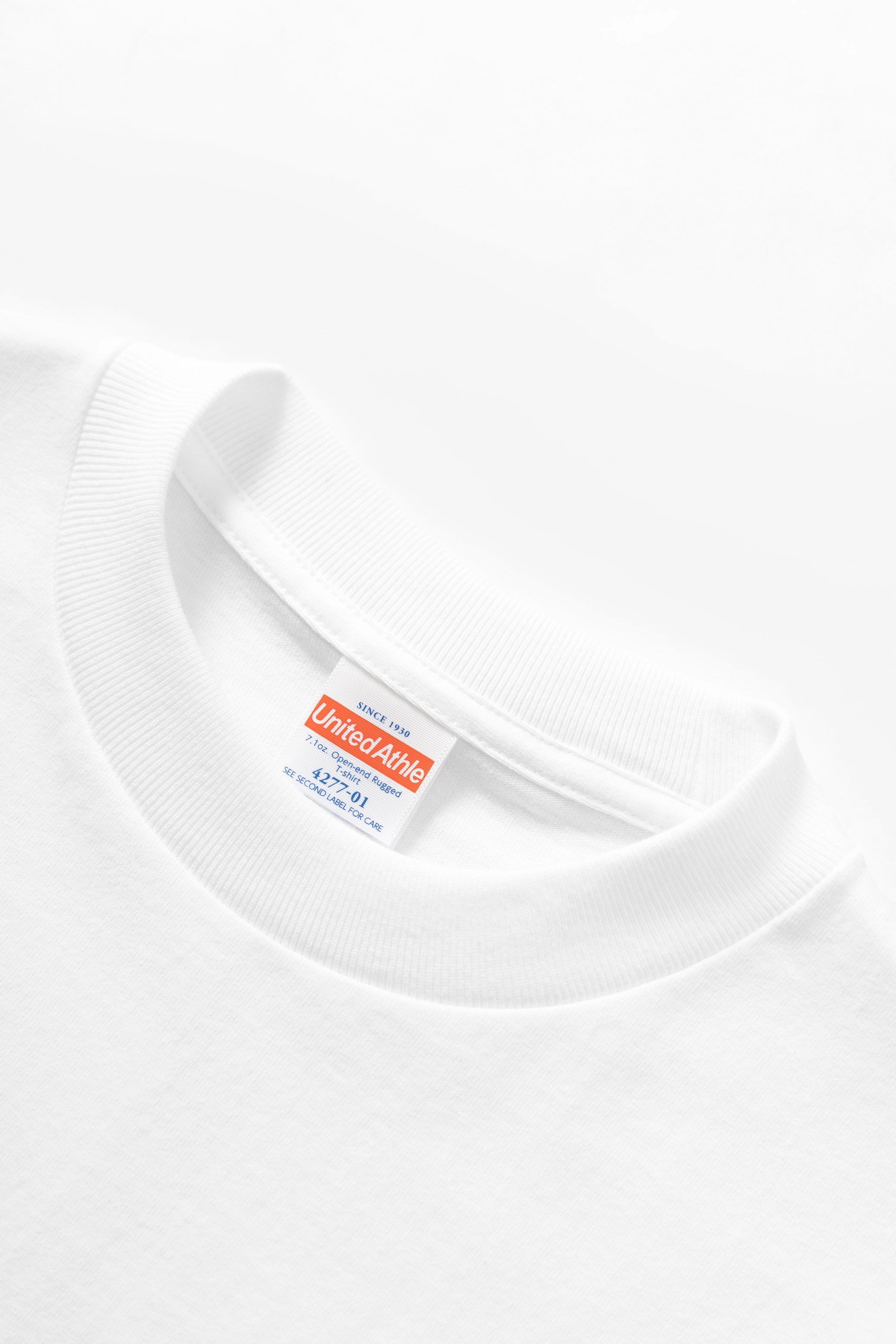 Fashion-Forward Fit Easy Layer United Athle - 4277 7oz Open End Rugged T-Shirt - White