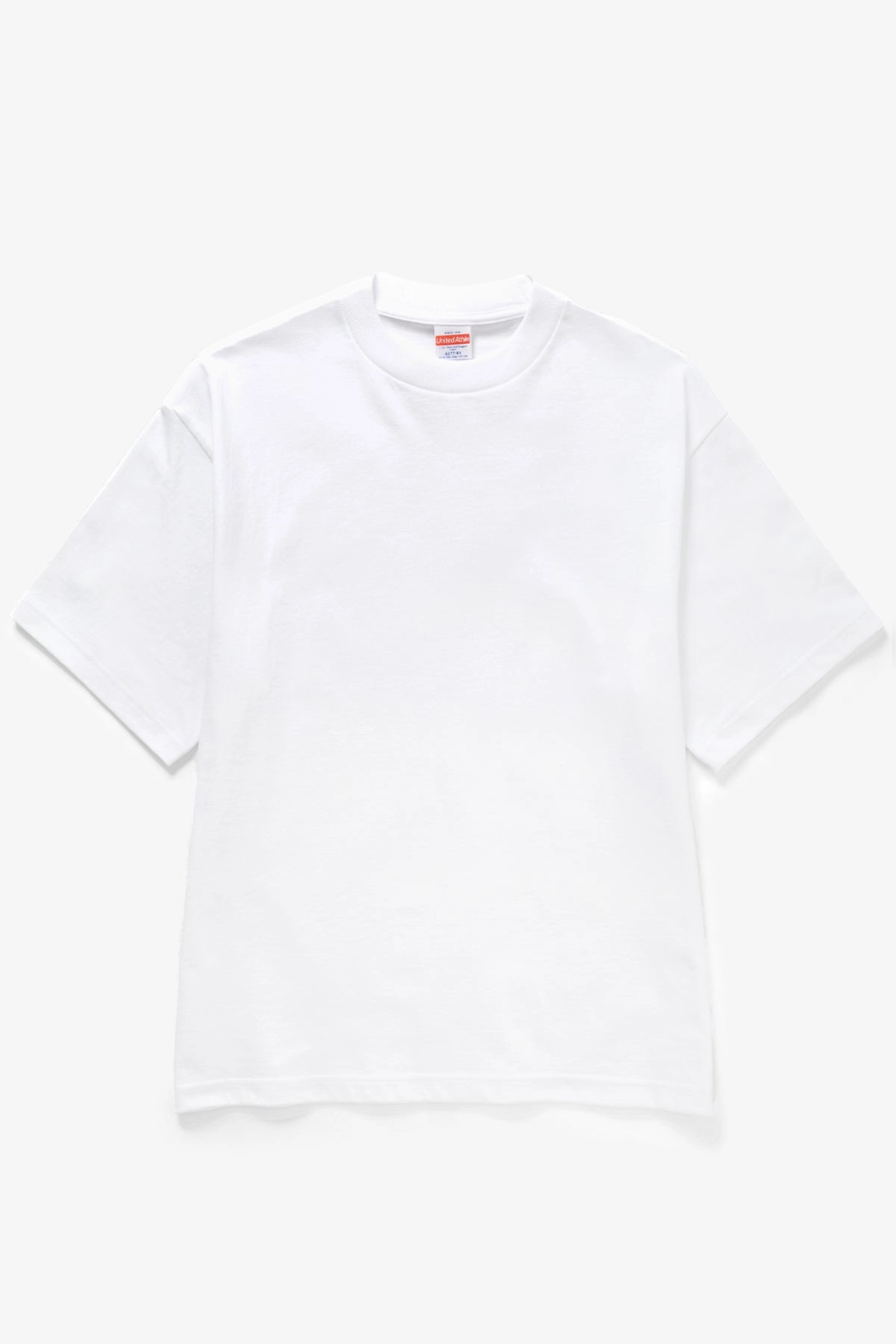 United Athle - 4277 7oz Open End Rugged T-Shirt - White All-Season Comfort Wear Travel Ready