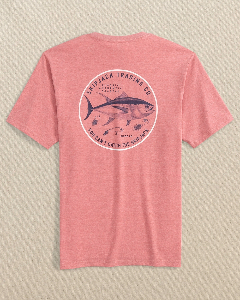 Moisture Management Technology Southern Tide You Can't Catch The Skipjack Heather SS T-Shirt