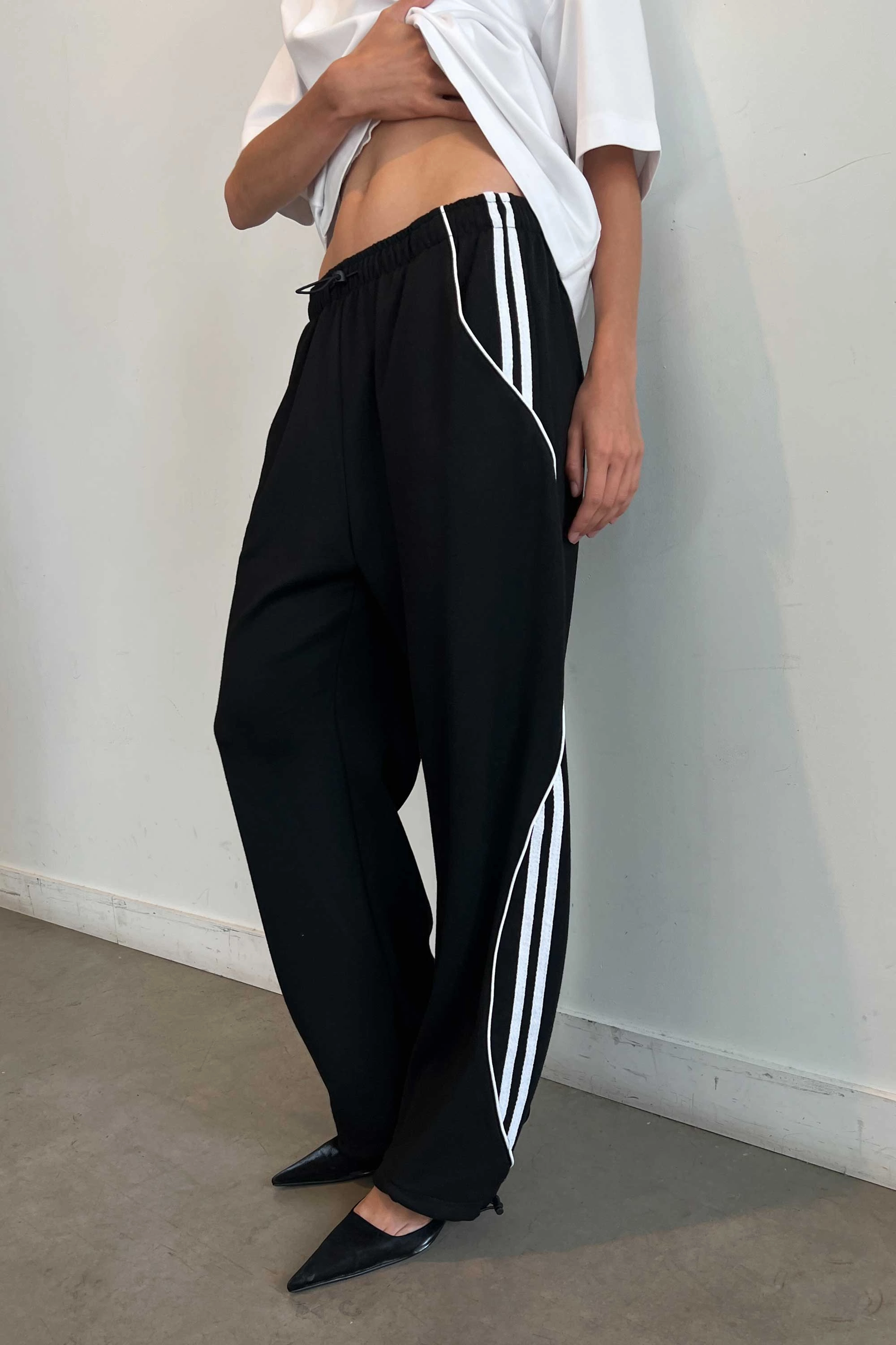 SIDE PIPING PANTS High Mobility Trendy Comfort