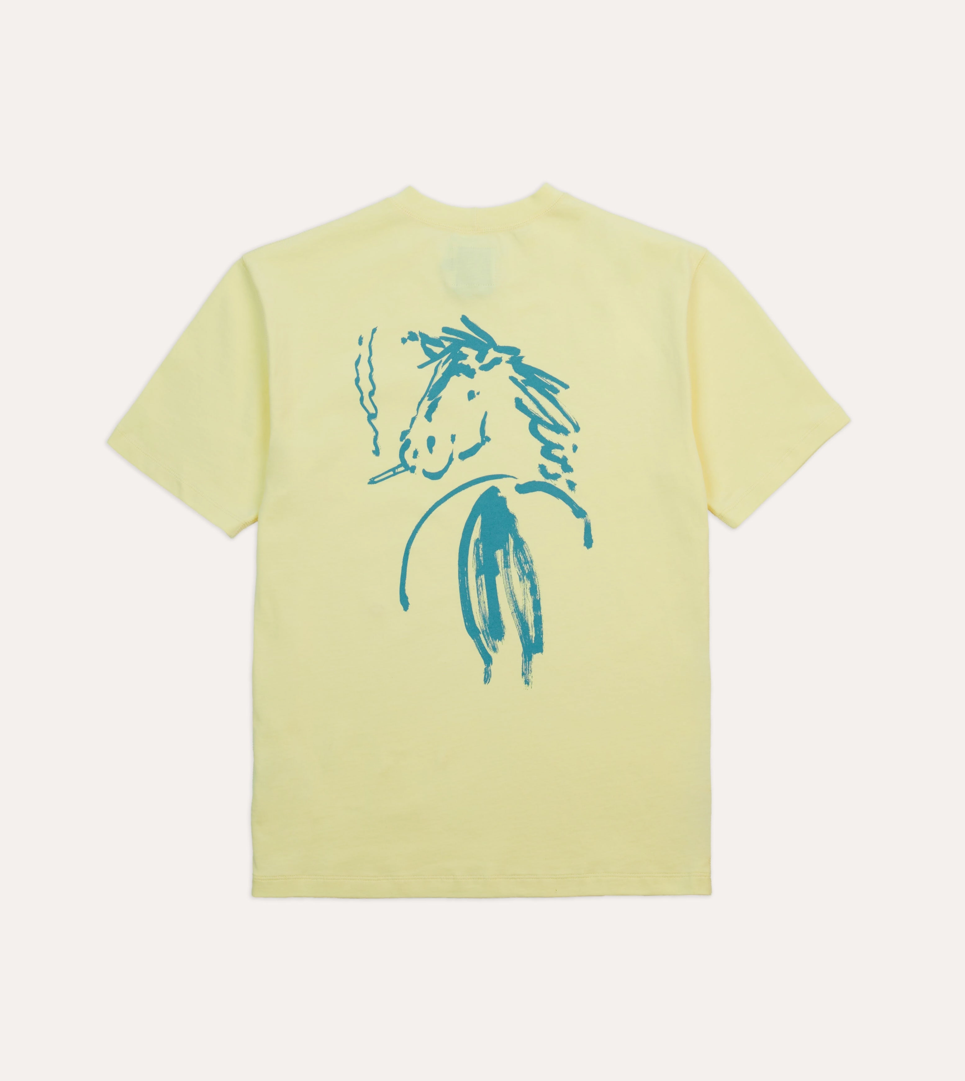 Essential layering piece Yellow Horse Print Short-Sleeve Hiking T-Shirt