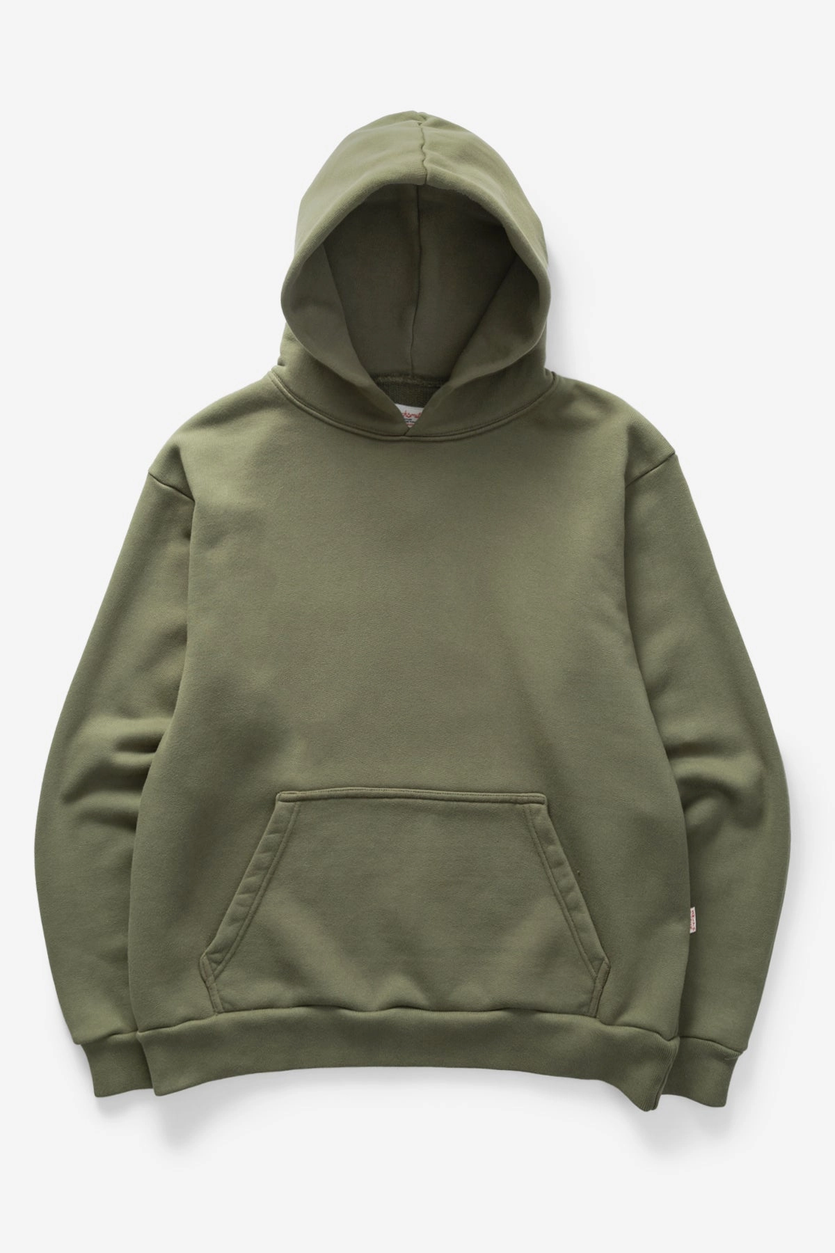 Warm & Soft Effortless Style Blacksmith - 750GSM Utility Hoodie - Olive