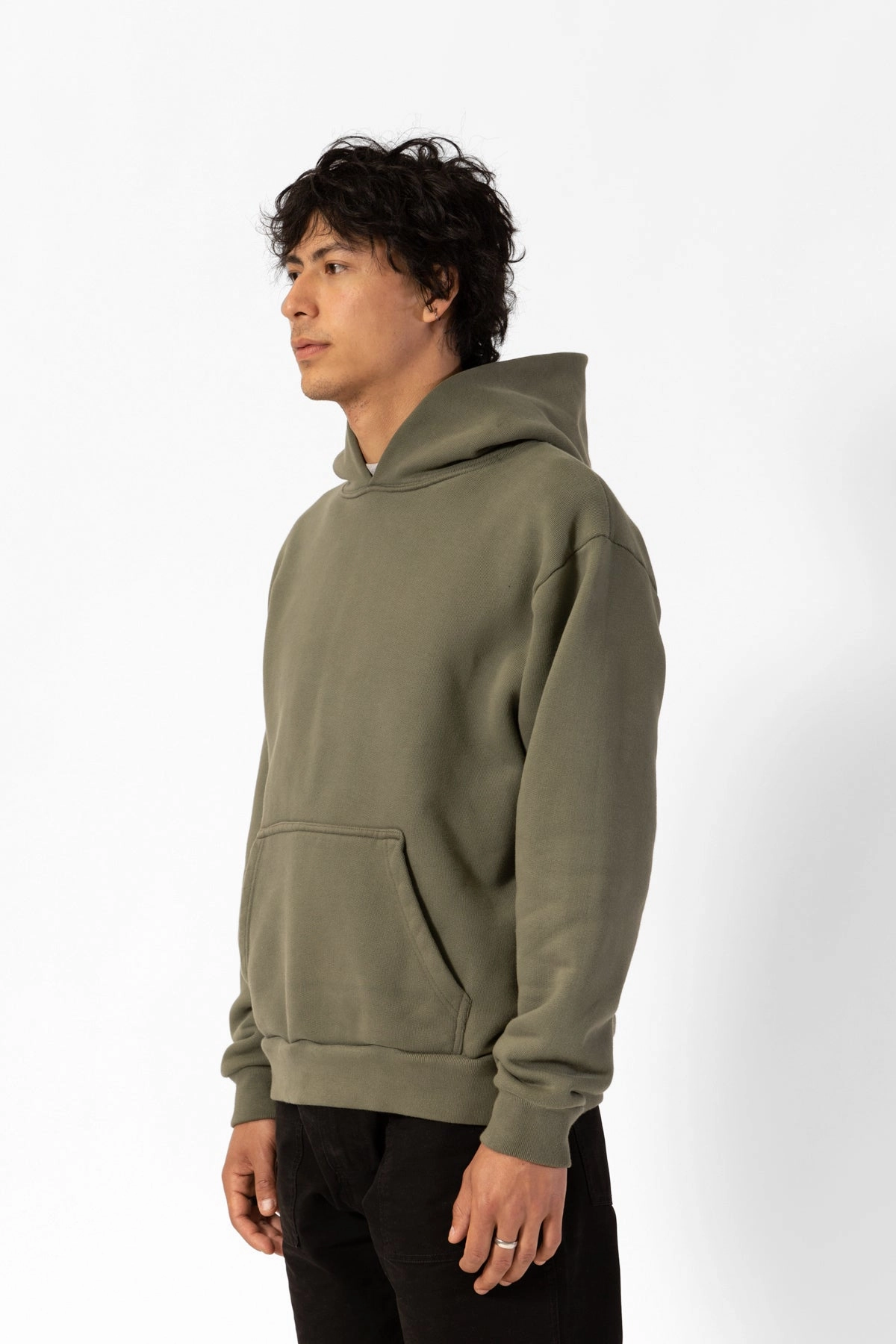 Fade Resistant Finish Blacksmith - 750GSM Utility Hoodie - Olive
