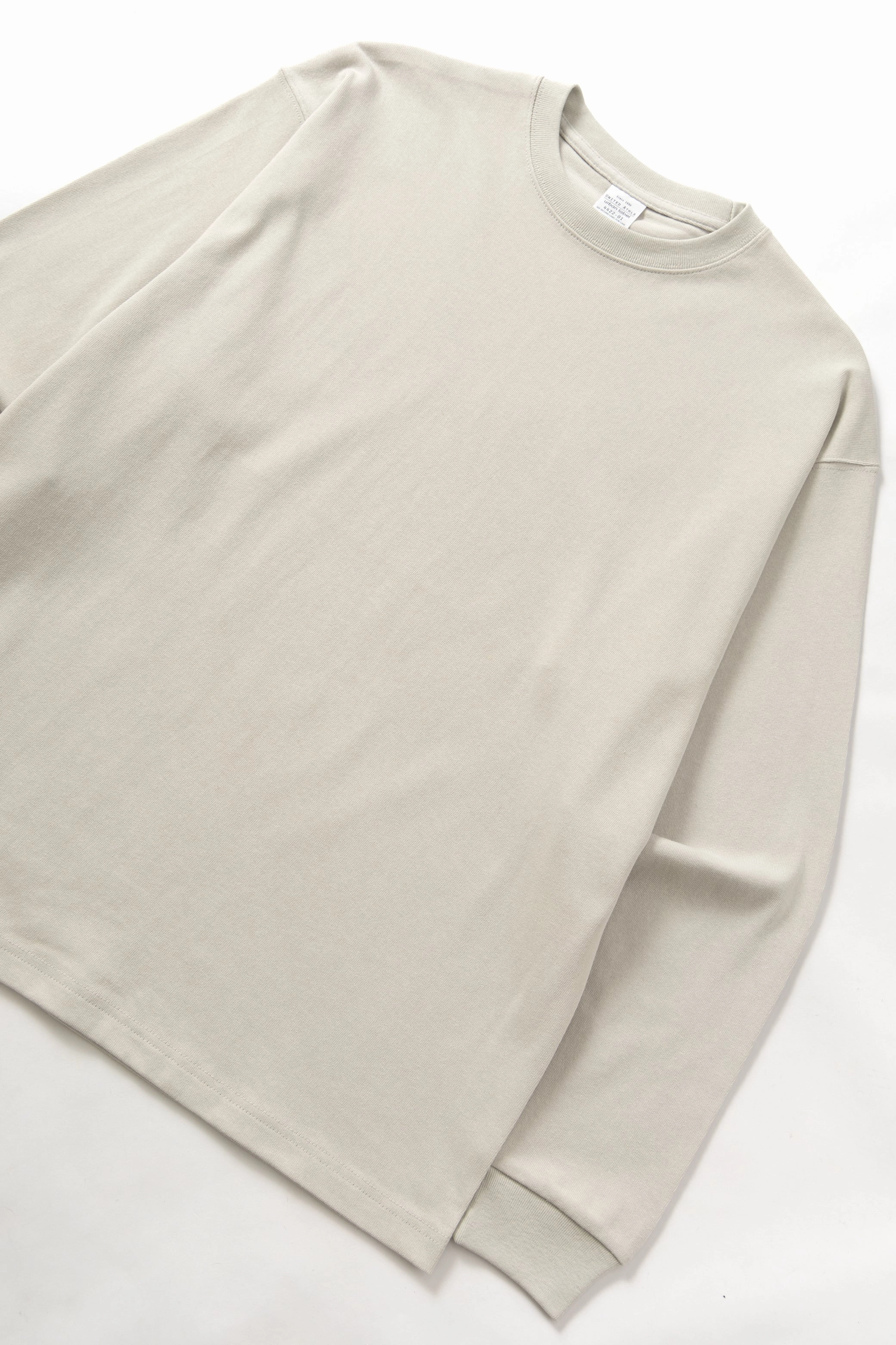 Easy and Relaxed United Athle - 4422 9oz Magnum Weight Long Sleeve T-Shirt - Grey