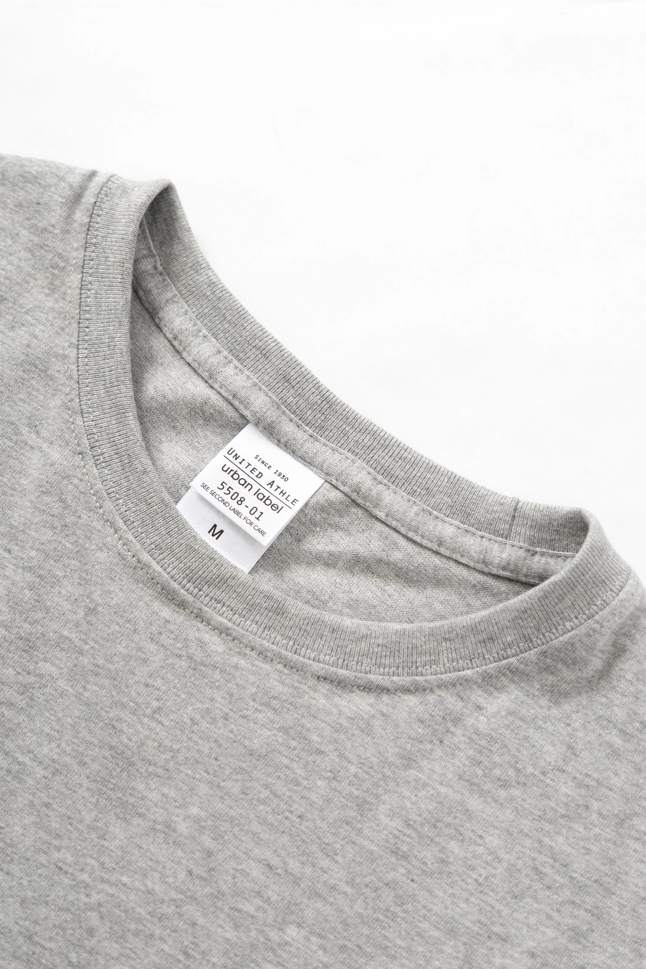 NonRestrictiveCut Washable United Athle - 5508 6oz Open End Heavyweight T-Shirt - Grey