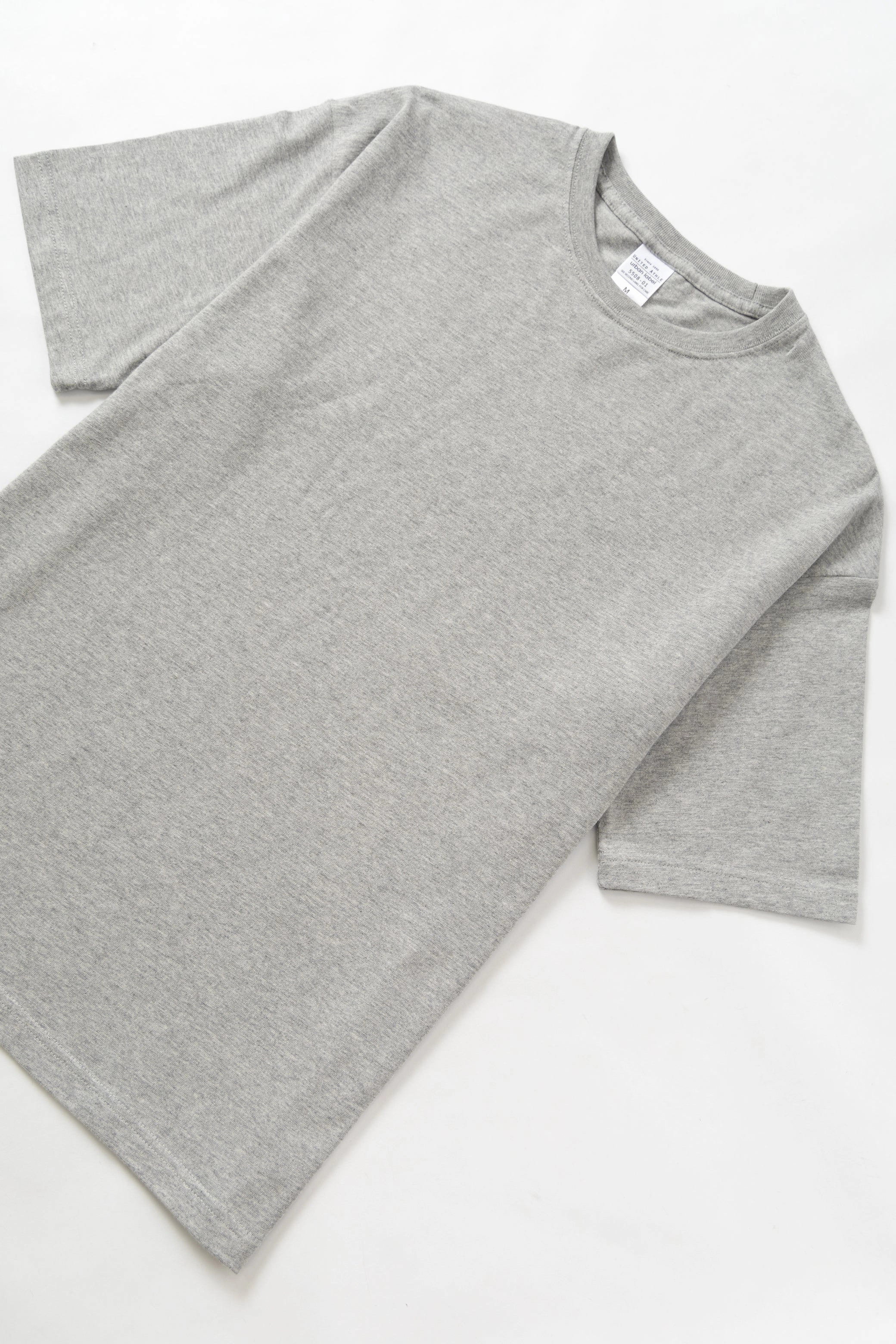 Essential Fashion United Athle - 5508 6oz Open End Heavyweight T-Shirt - Grey